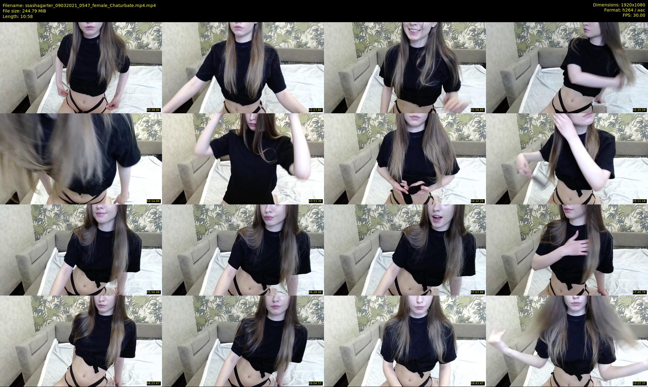 ssashagarter — 11 minute Chaturbate female cam show recording, 1080p, Mar 9, 2021