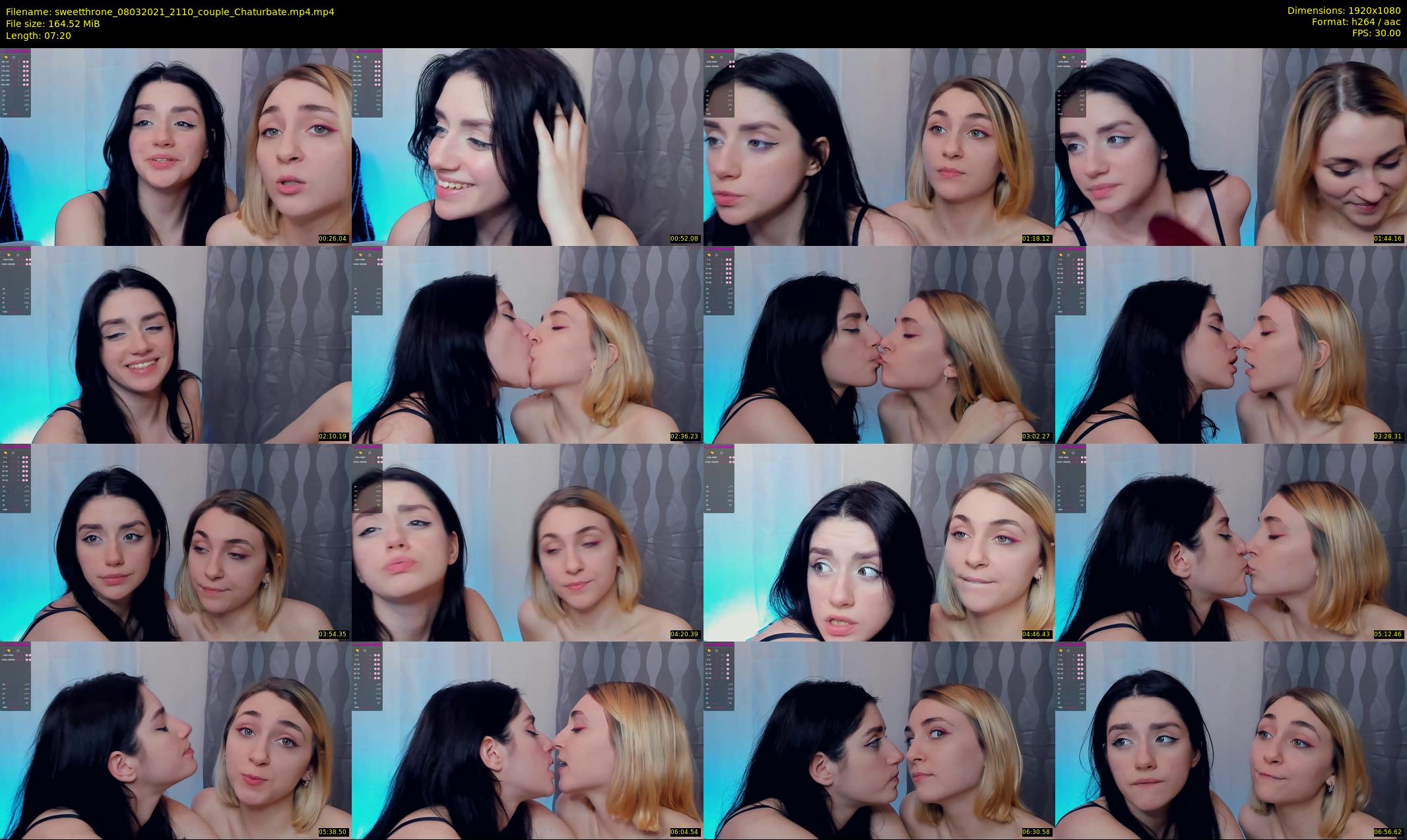 sweetthrone — 8 minute Chaturbate couple cam show recording, 1080p, Mar 8, 2021
