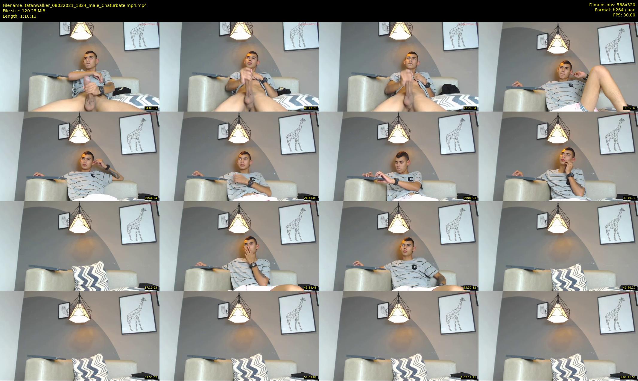 tatanwalker — 71 minute Chaturbate male cam show recording, SD, Mar 8, 2021