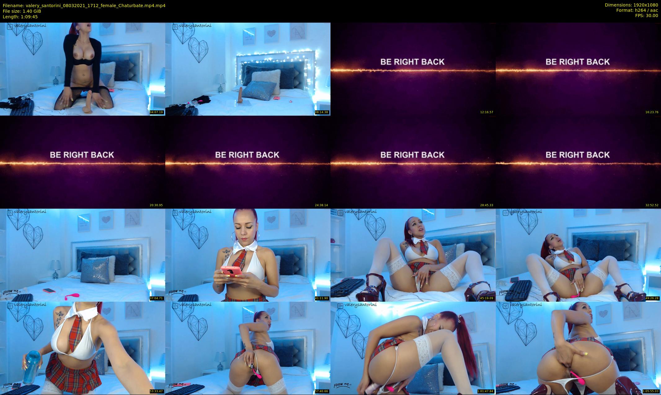 valery_santorini — 70 minute Chaturbate female cam show recording, 1080p, Mar 8, 2021