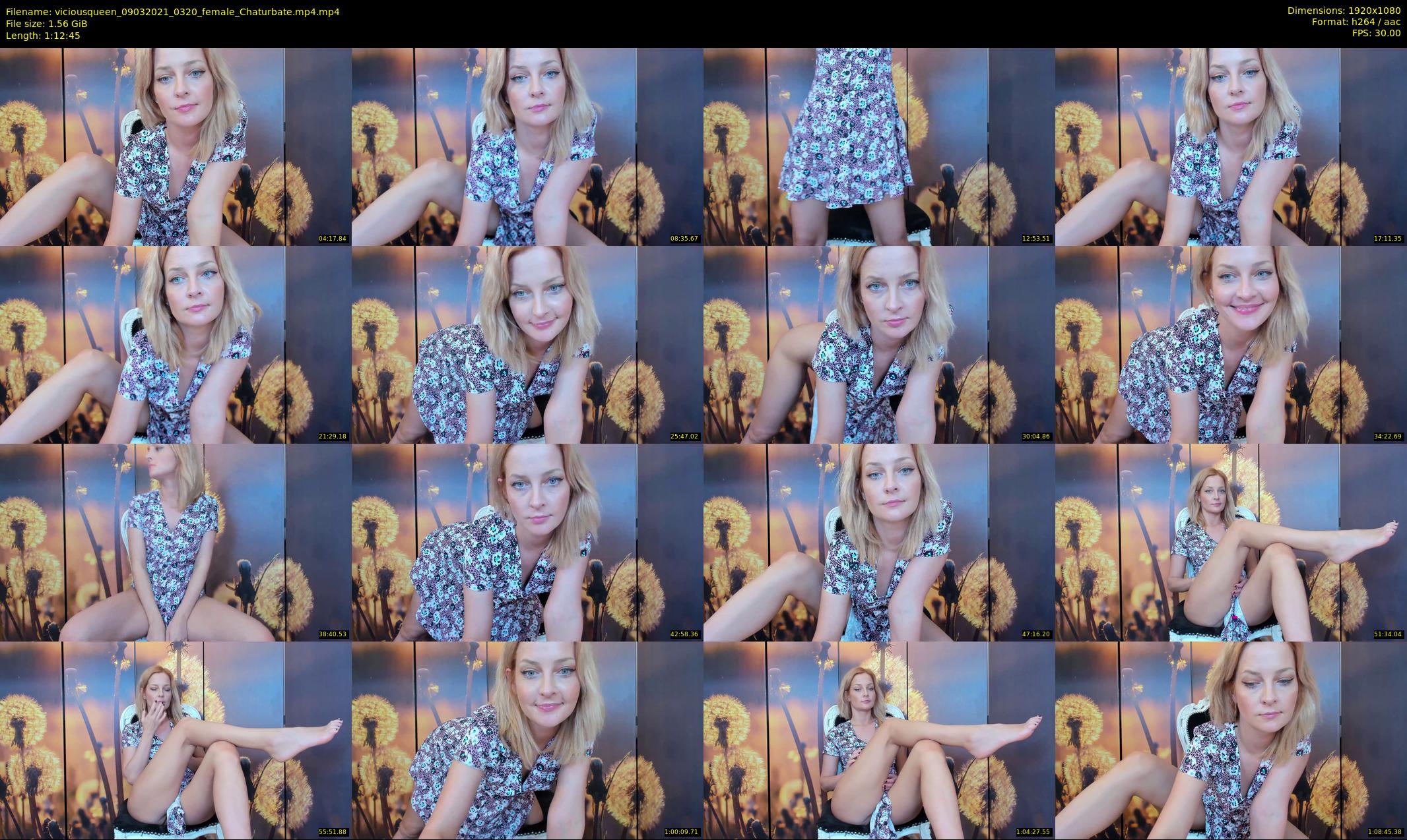 viciousqueen — 73 minute Chaturbate female cam show recording, 1080p, Mar 9, 2021