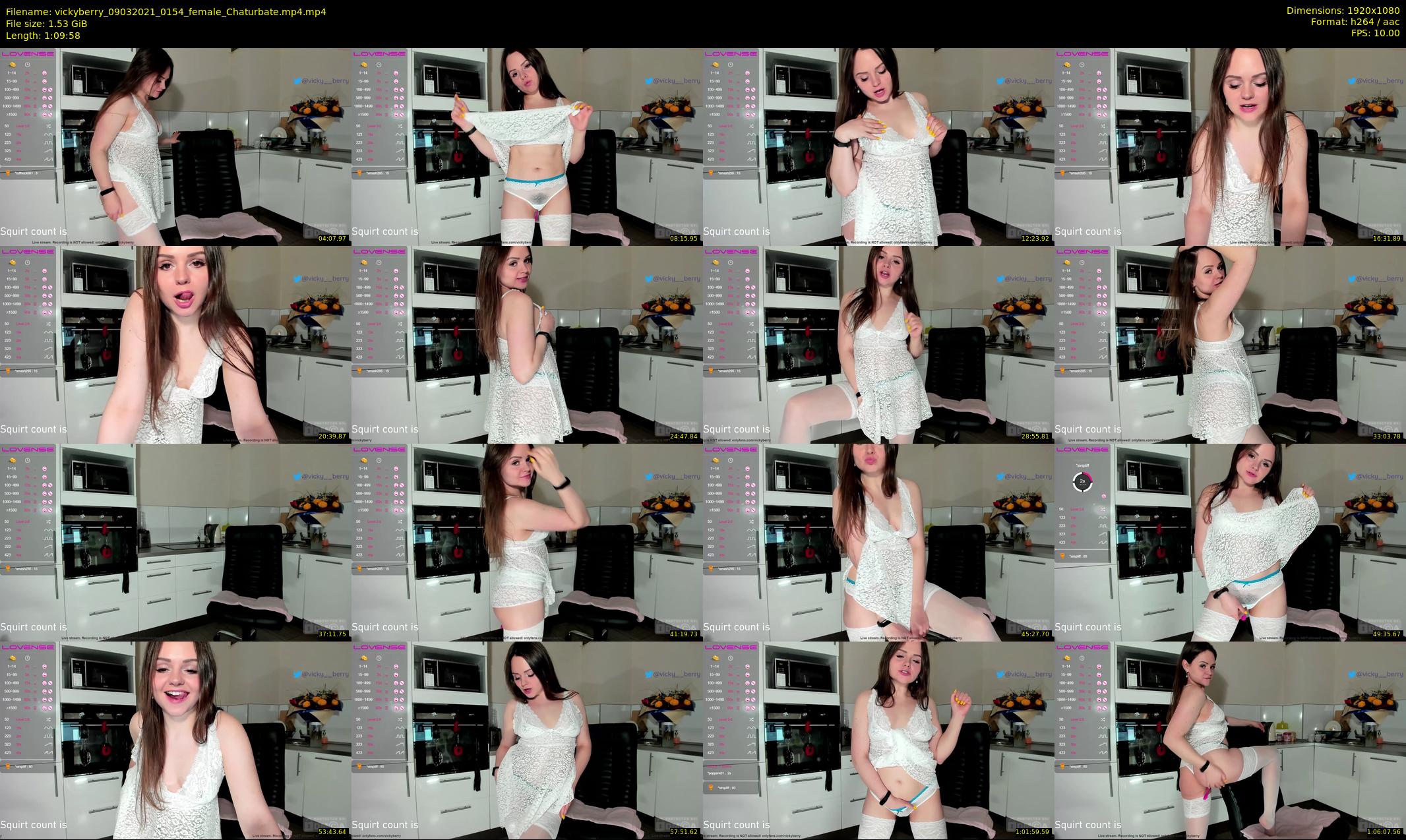 vickyberry — 70 minute Chaturbate female cam show recording, 1080p, Mar 9, 2021