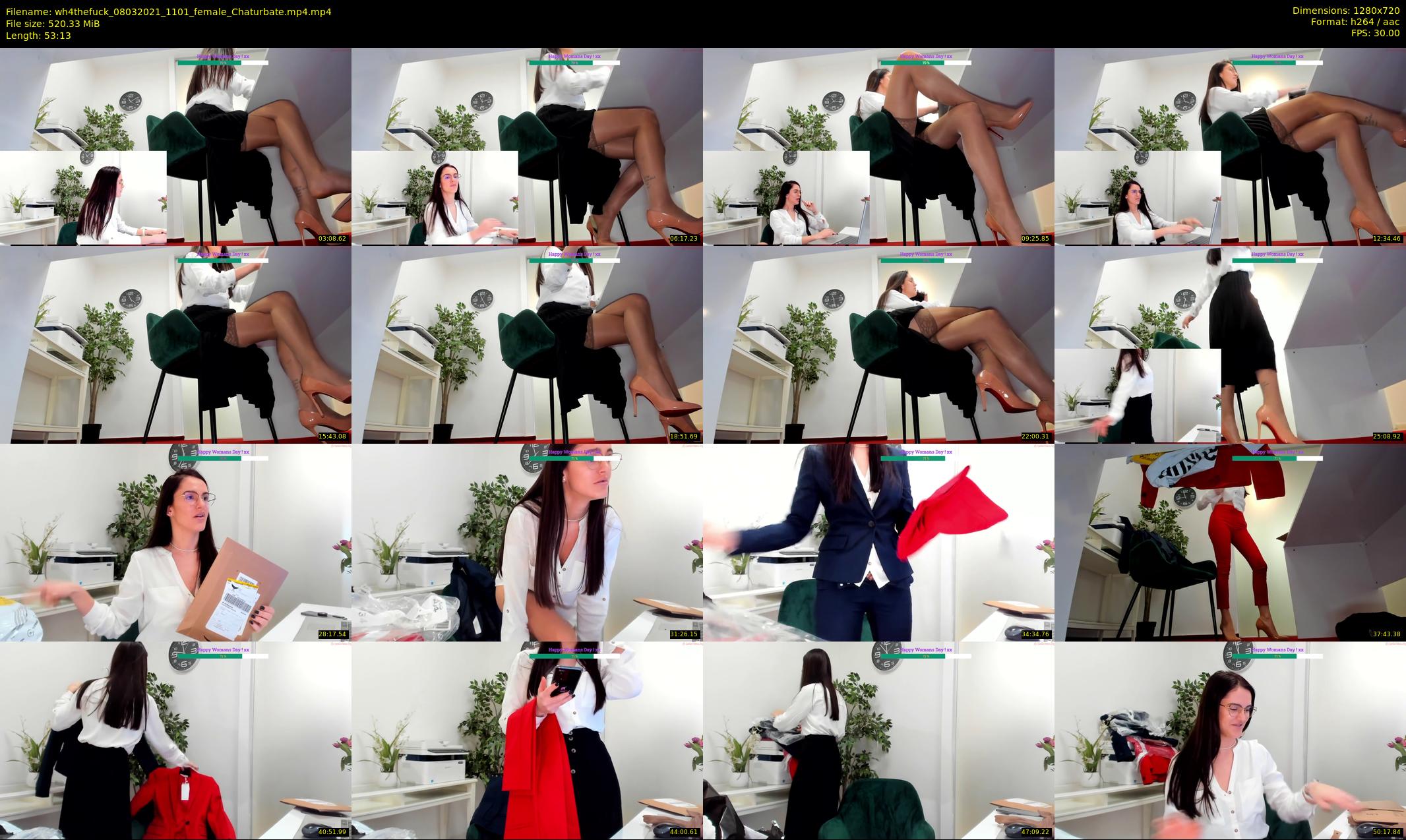 wh4thefuck — 54 minute Chaturbate female cam show recording, 720p, Mar 8, 2021