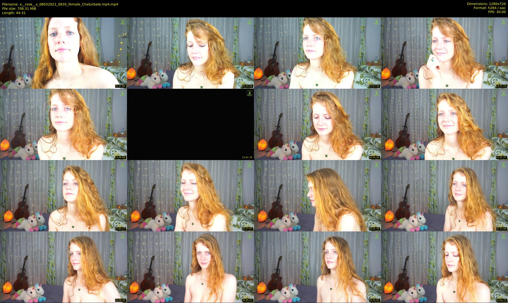 x__rose__x — 45 minute Chaturbate female cam show recording, 720p, Mar 8, 2021