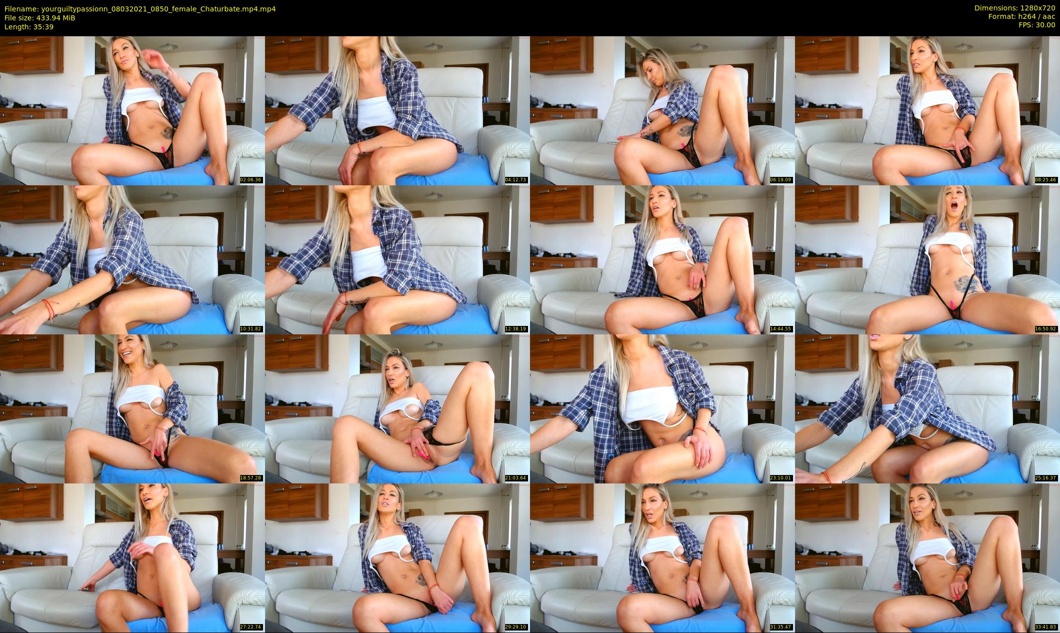 yourguiltypassionn — 36 minute Chaturbate female cam show recording, 720p, Mar 8, 2021