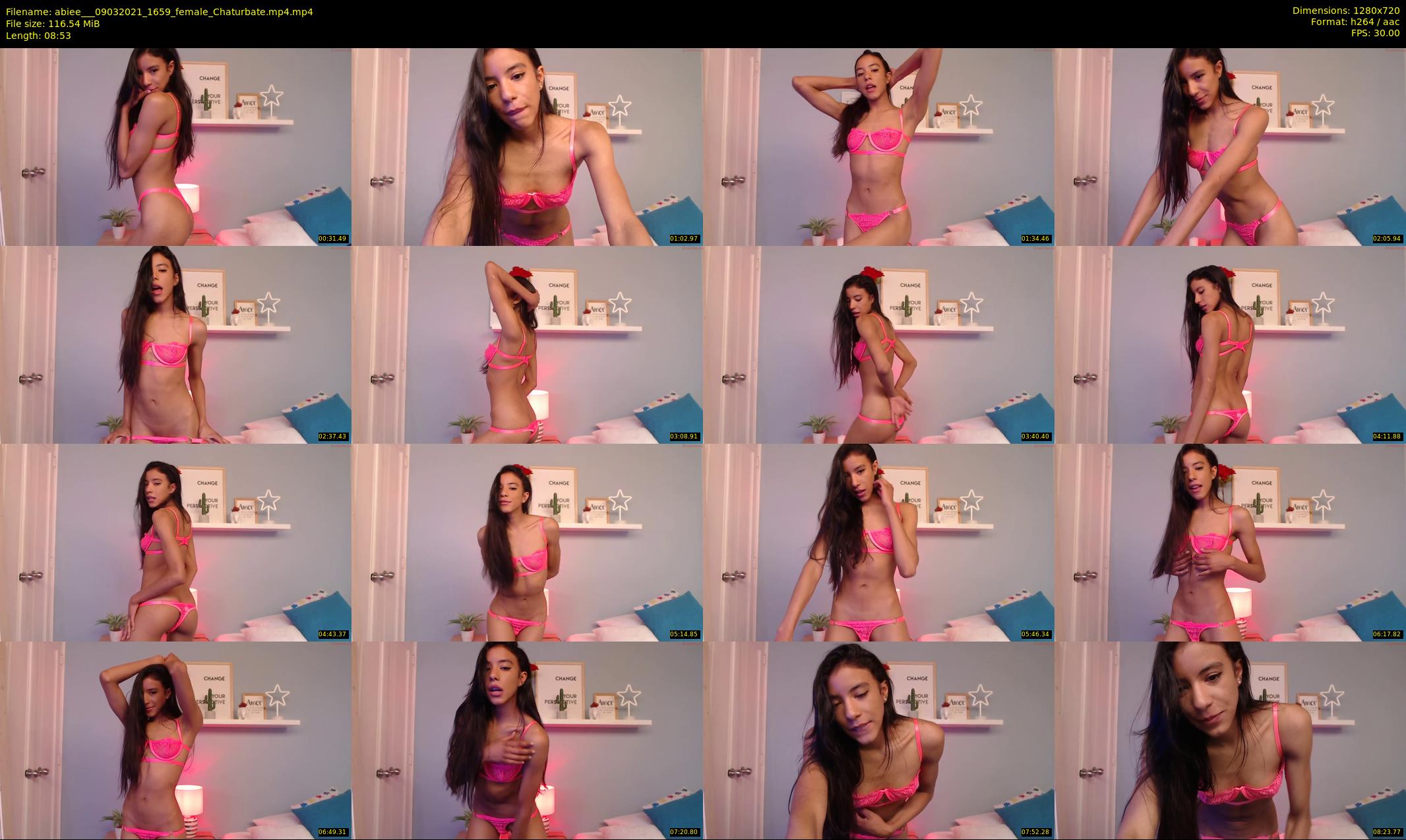 abiee__ — 9 minute Chaturbate female cam show recording, 720p, Mar 9, 2021