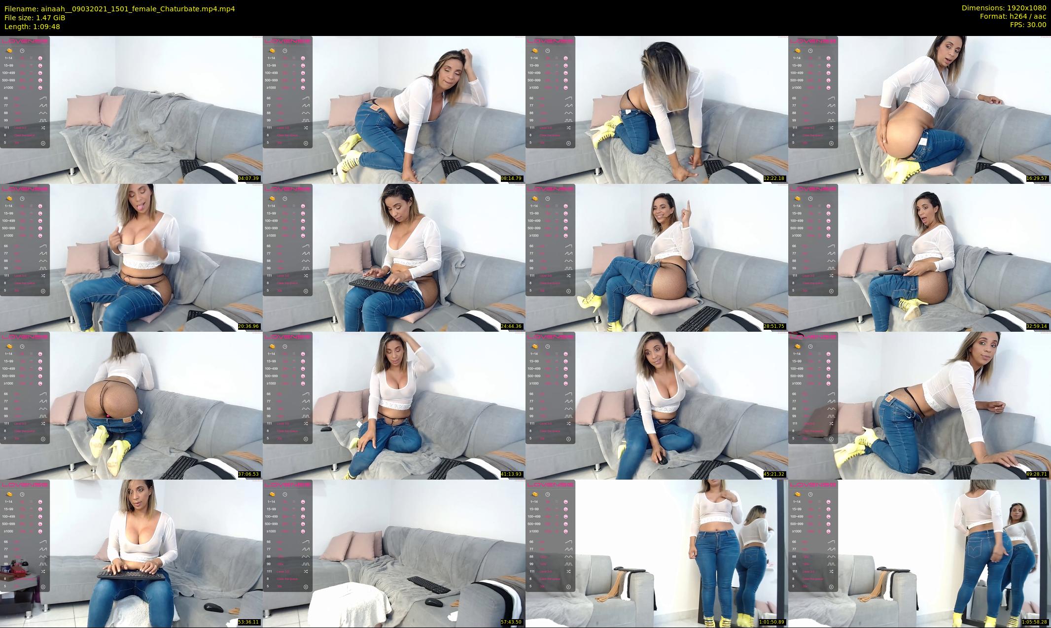 ainaah_ — 70 minute Chaturbate female cam show recording, 1080p, Mar 9, 2021