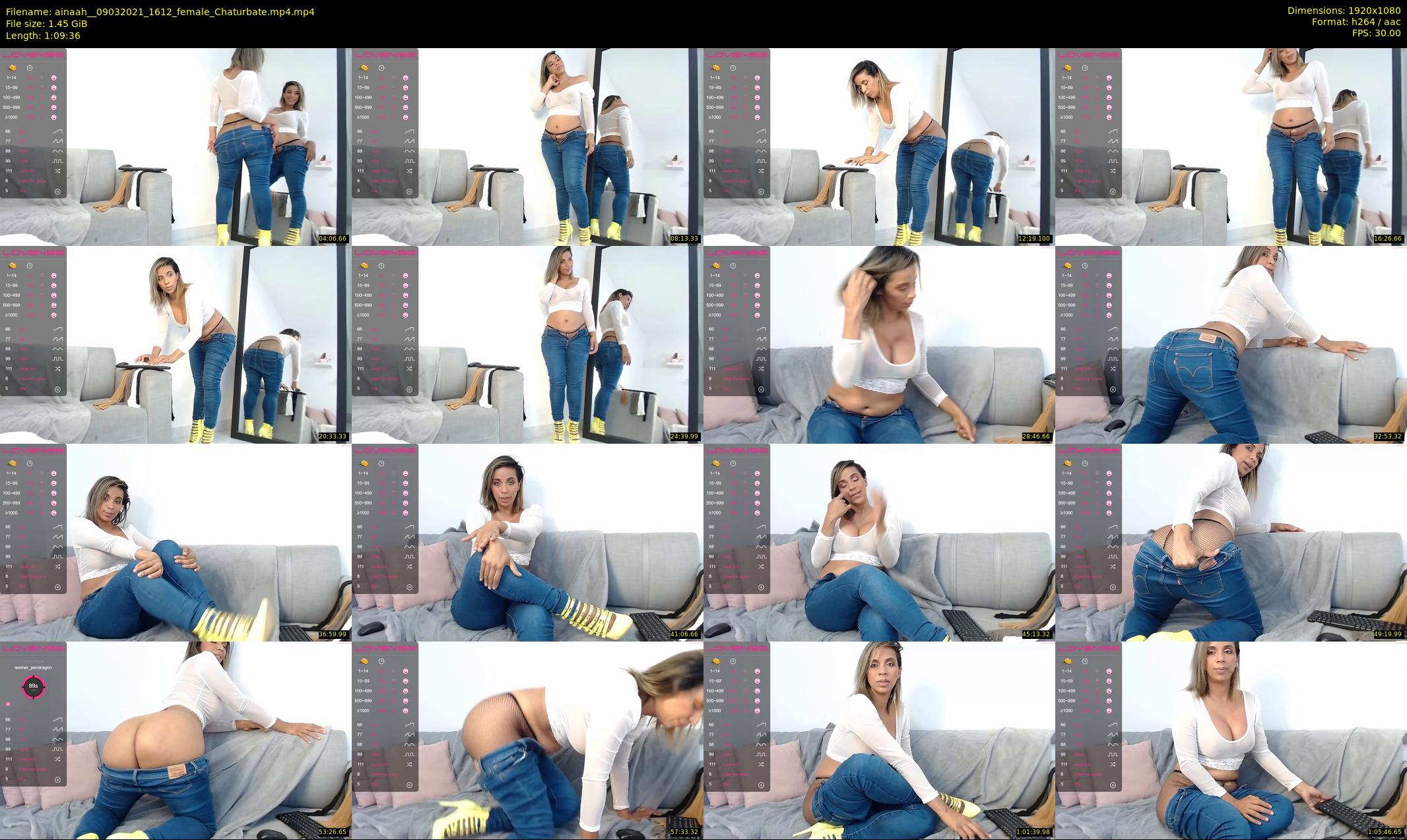 ainaah_ — 70 minute Chaturbate female cam show recording, 1080p, Mar 9, 2021