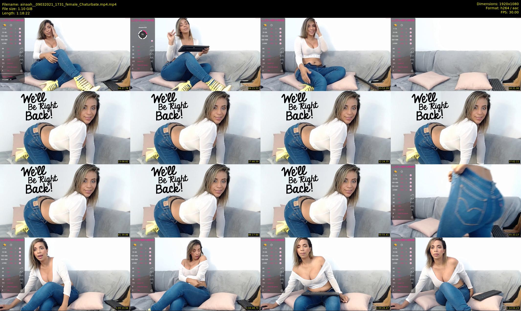 ainaah_ — 79 minute Chaturbate female cam show recording, 1080p, Mar 9, 2021