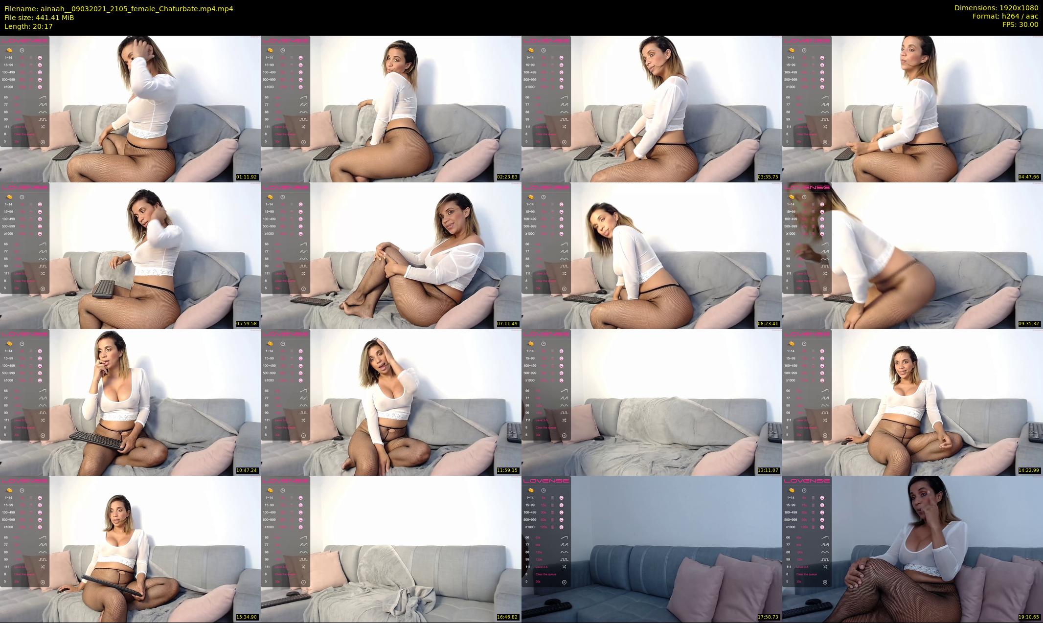 ainaah_ — 21 minute Chaturbate female cam show recording, 1080p, Mar 9, 2021