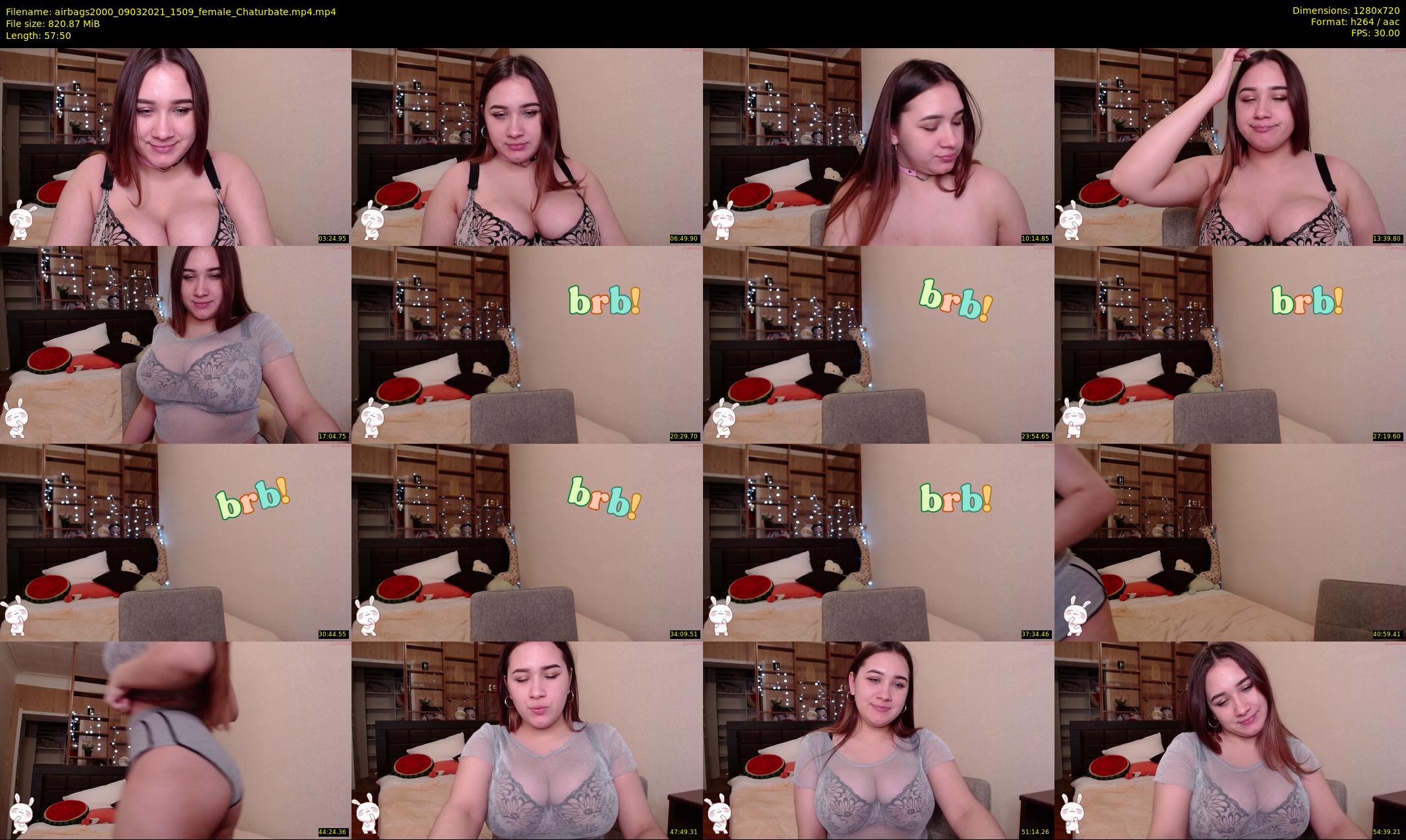 airbags2000 — 58 minute Chaturbate female cam show recording, 720p, Mar 9, 2021