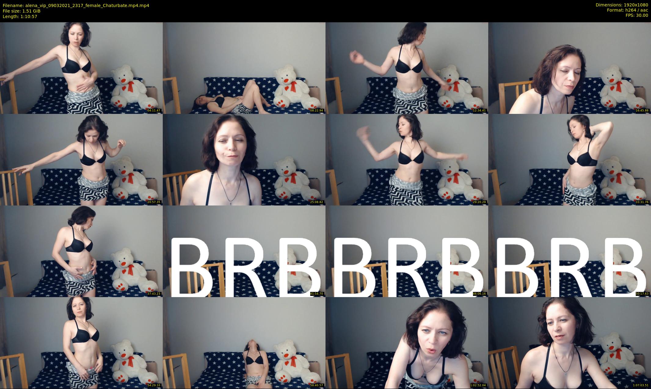 alena_vip — 71 minute Chaturbate female cam show recording, 1080p, Mar 9, 2021