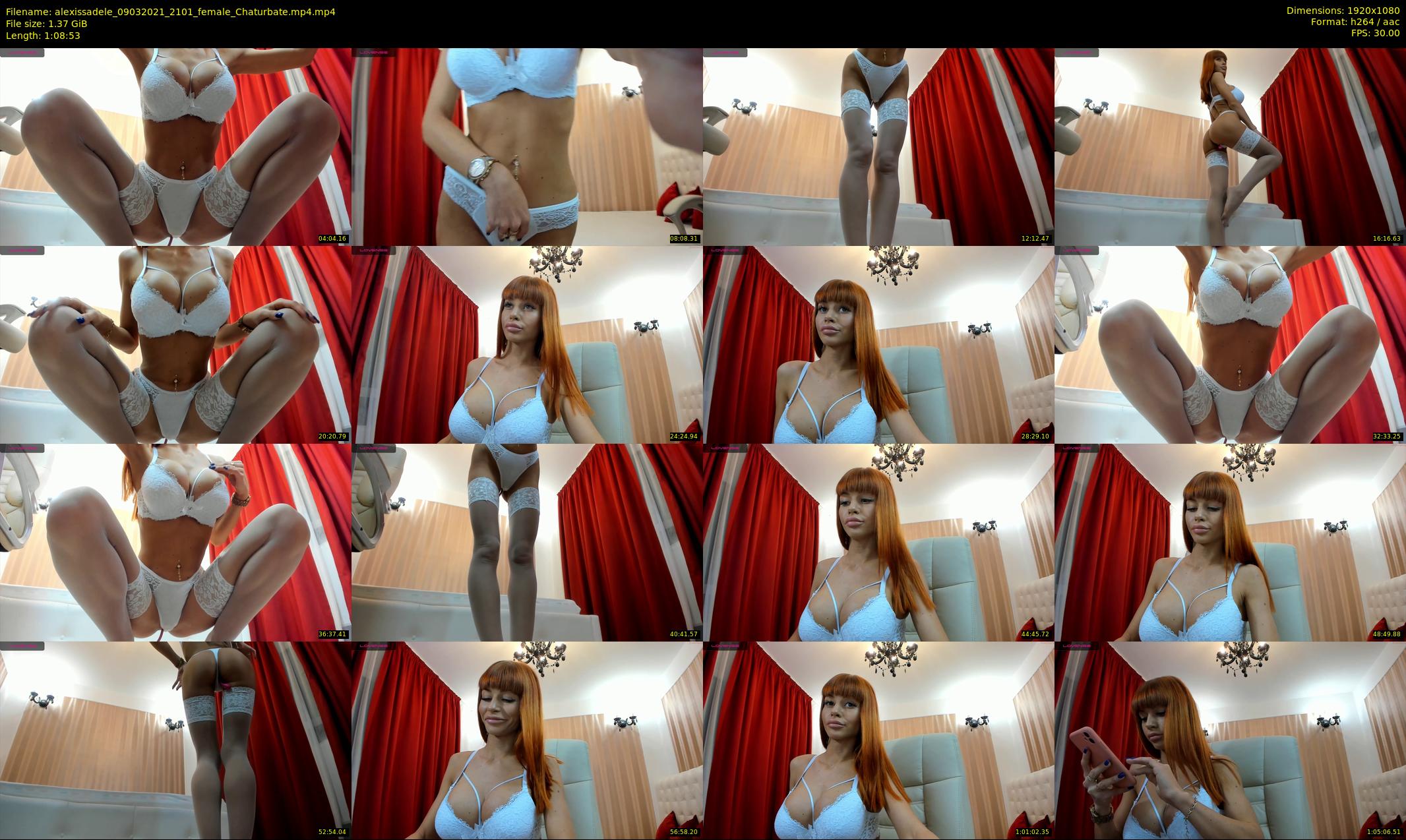 alexissadele — 69 minute Chaturbate female cam show recording, 1080p, Mar 9, 2021