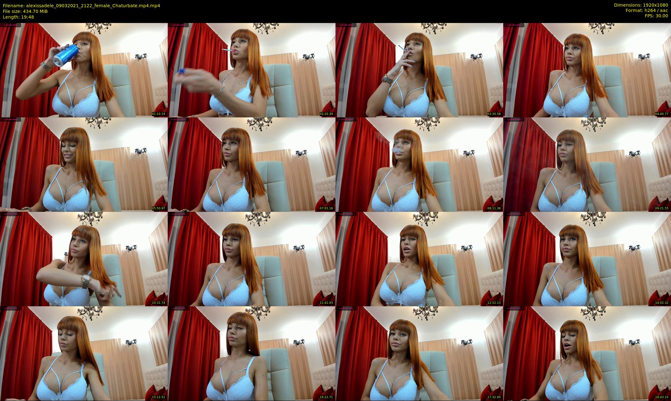 alexissadele — 20 minute Chaturbate female cam show recording, 1080p, Mar 9, 2021