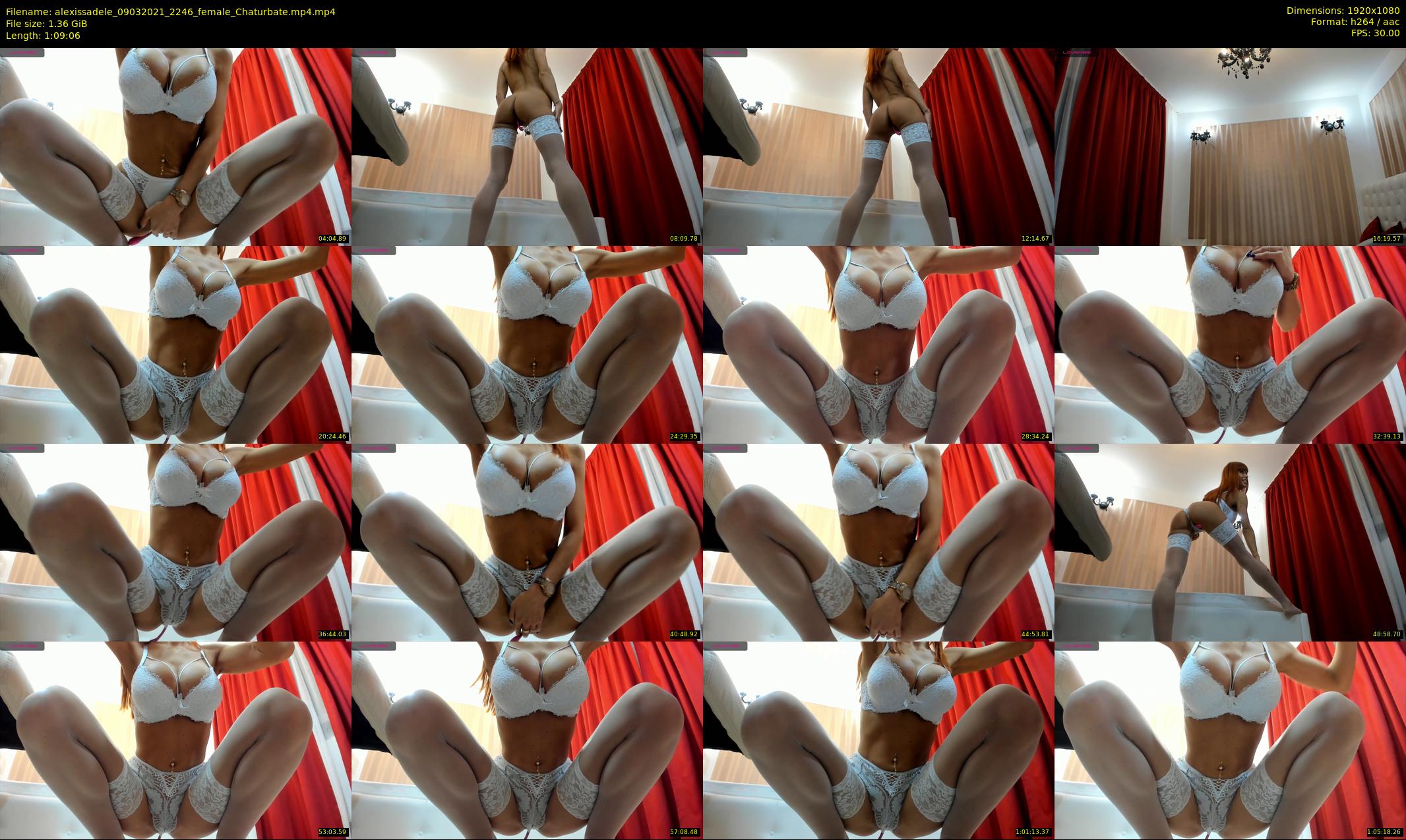 alexissadele — 70 minute Chaturbate female cam show recording, 1080p, Mar 9, 2021