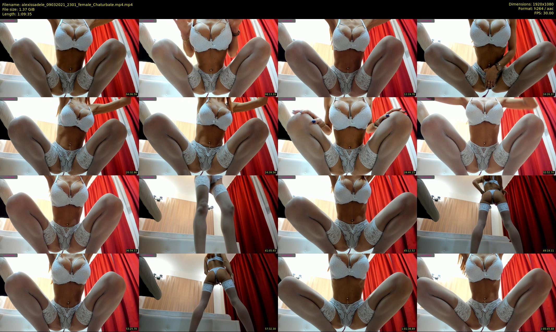 alexissadele — 70 minute Chaturbate female cam show recording, 1080p, Mar 9, 2021