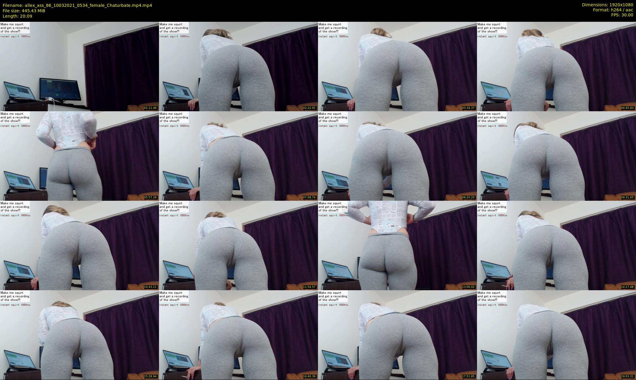 allex_ass_86 — 21 minute Chaturbate female cam show recording, 1080p, Mar 10, 2021