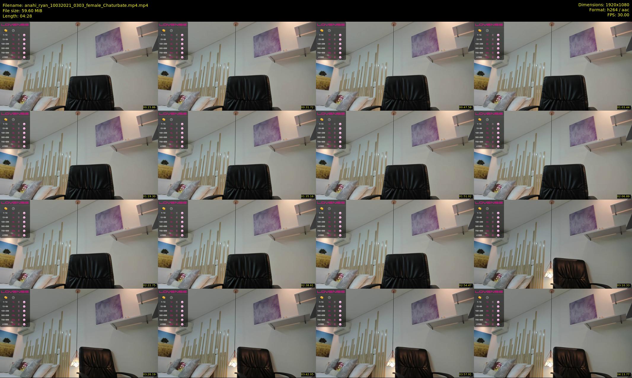 anahi_ryan — 5 minute Chaturbate female cam show recording, 1080p, Mar 10, 2021