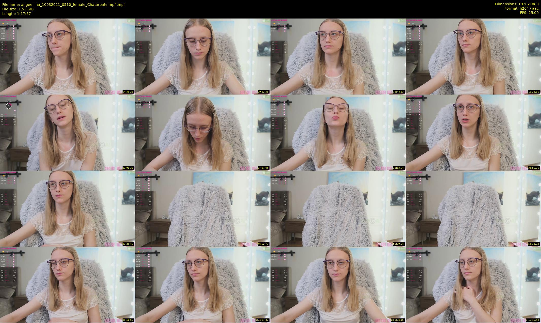 angeellina — 78 minute Chaturbate female cam show recording, 1080p, Mar 10, 2021