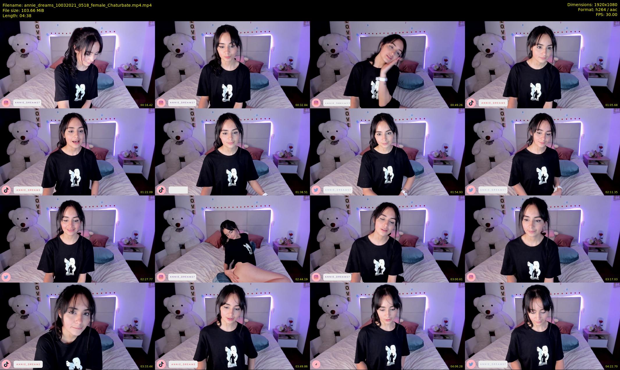annie_dreams — 5 minute Chaturbate female cam show recording, 1080p, Mar 10, 2021