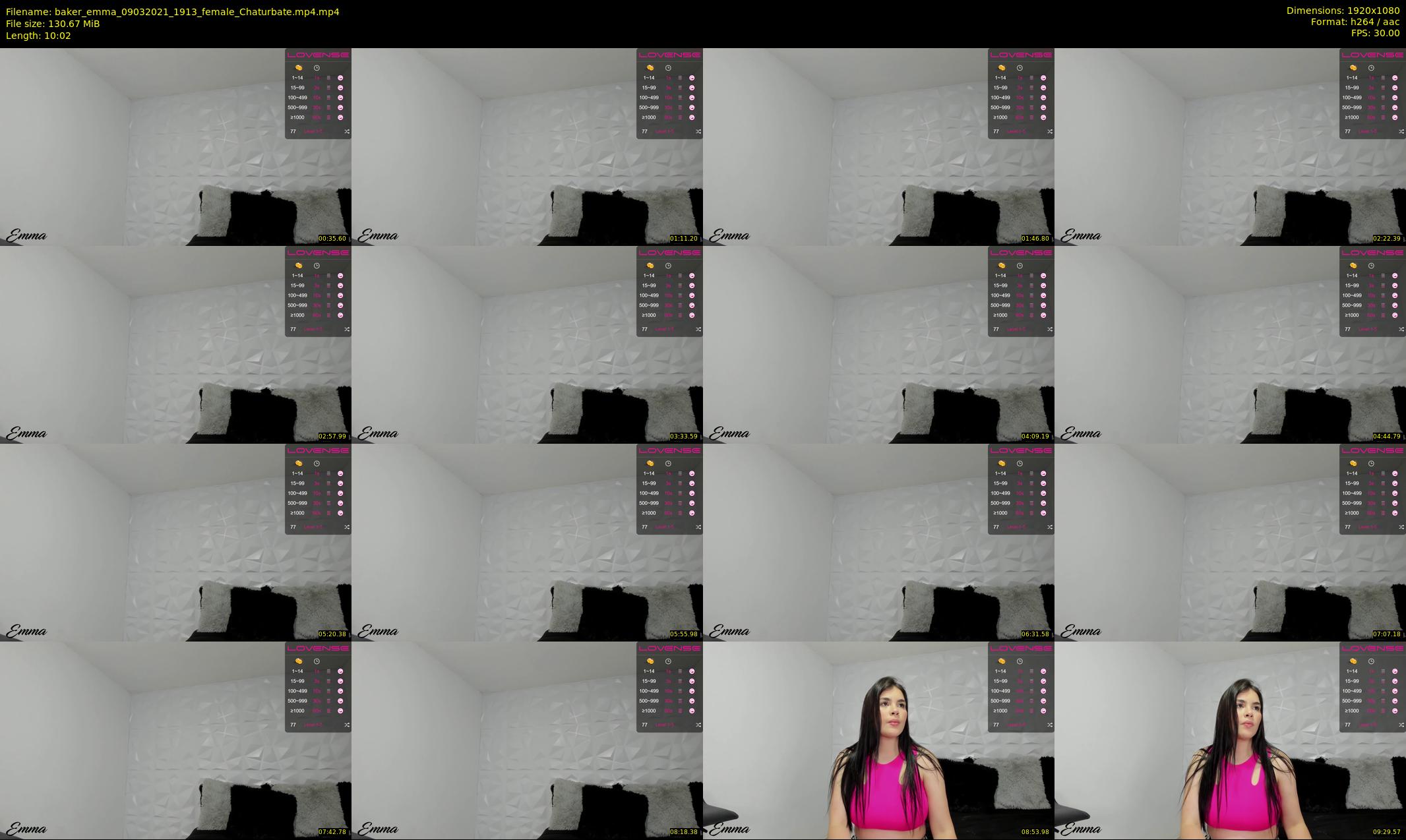 baker_emma — 11 minute Chaturbate female cam show recording, 1080p, Mar 9, 2021