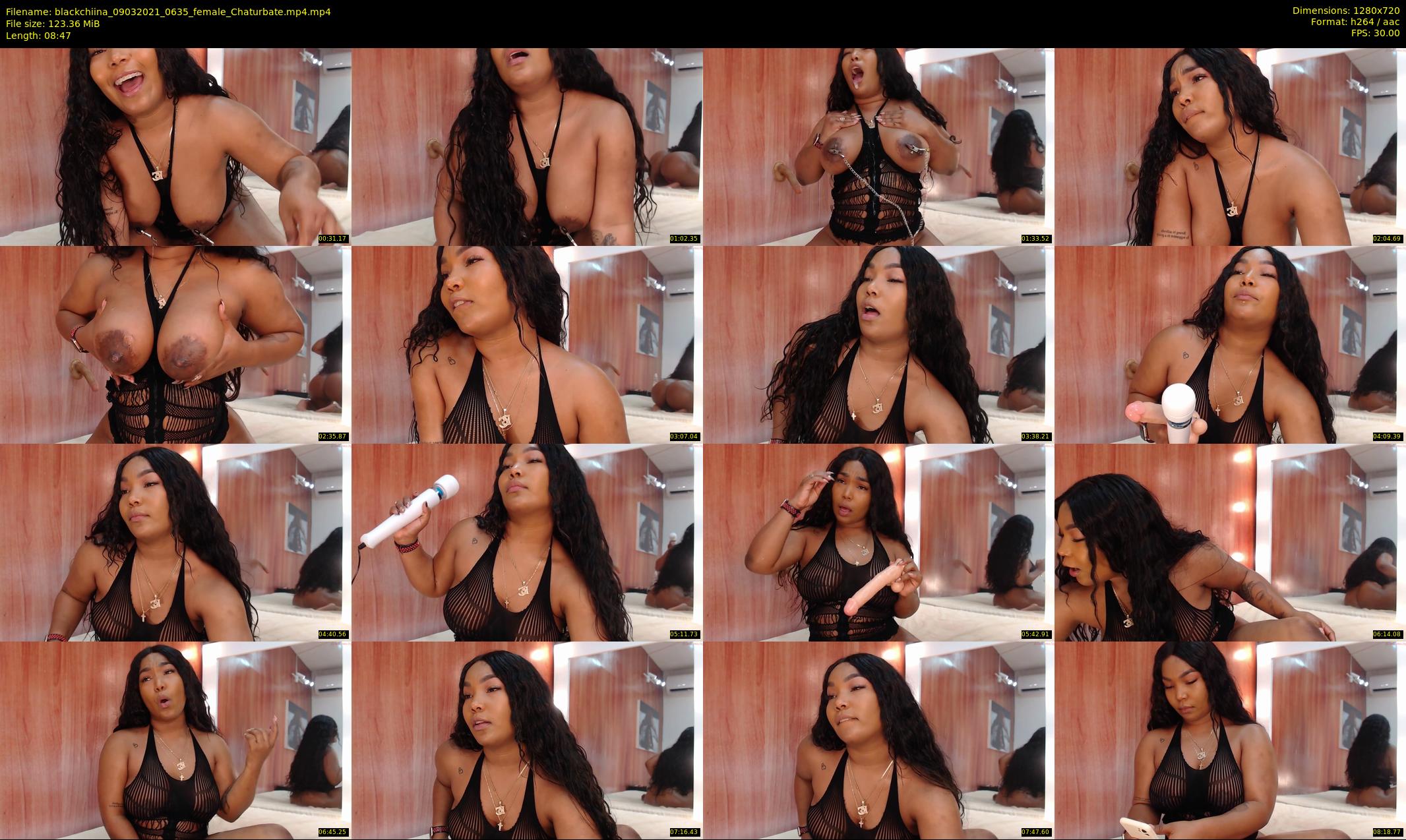 blackchiina — 9 minute Chaturbate female cam show recording, 720p, Mar 9, 2021