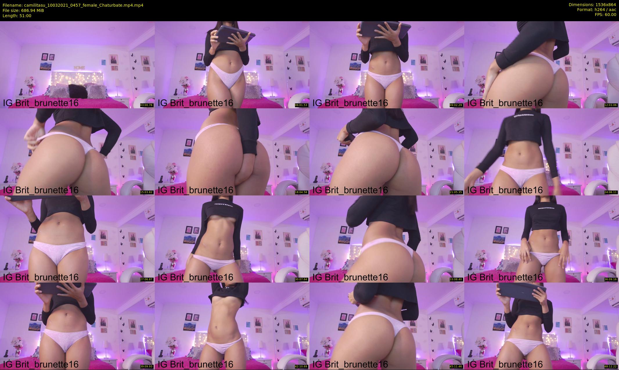 camilitasu — 51 minute Chaturbate female cam show recording, 720p, Mar 10, 2021