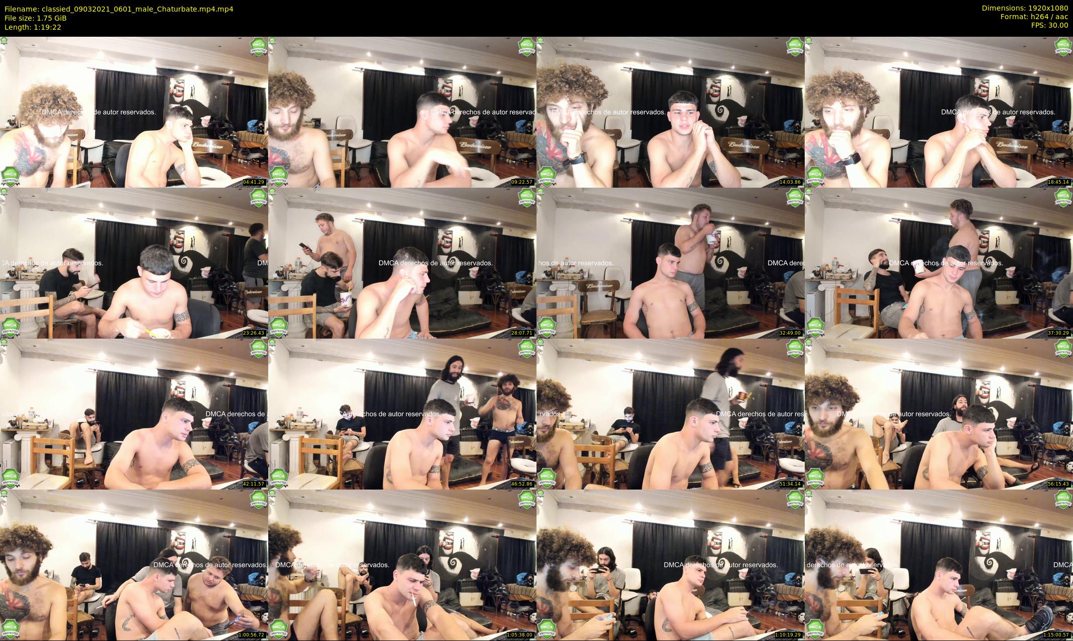 classied — 80 minute Chaturbate male cam show recording, 1080p, Mar 9, 2021