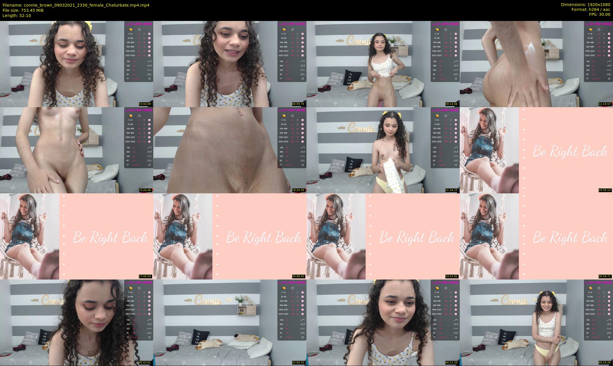 connie_brown — 53 minute Chaturbate female cam show recording, 1080p, Mar 9, 2021