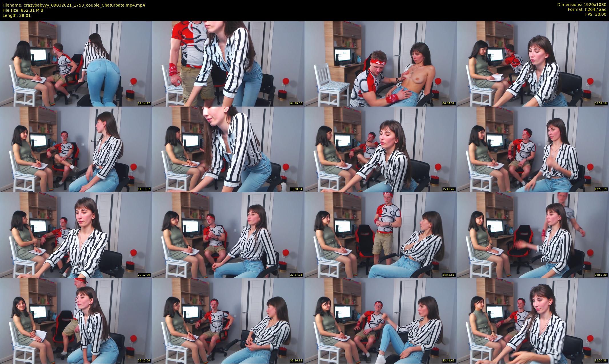 crazybabyyy — 39 minute Chaturbate couple cam show recording, 1080p, Mar 9, 2021