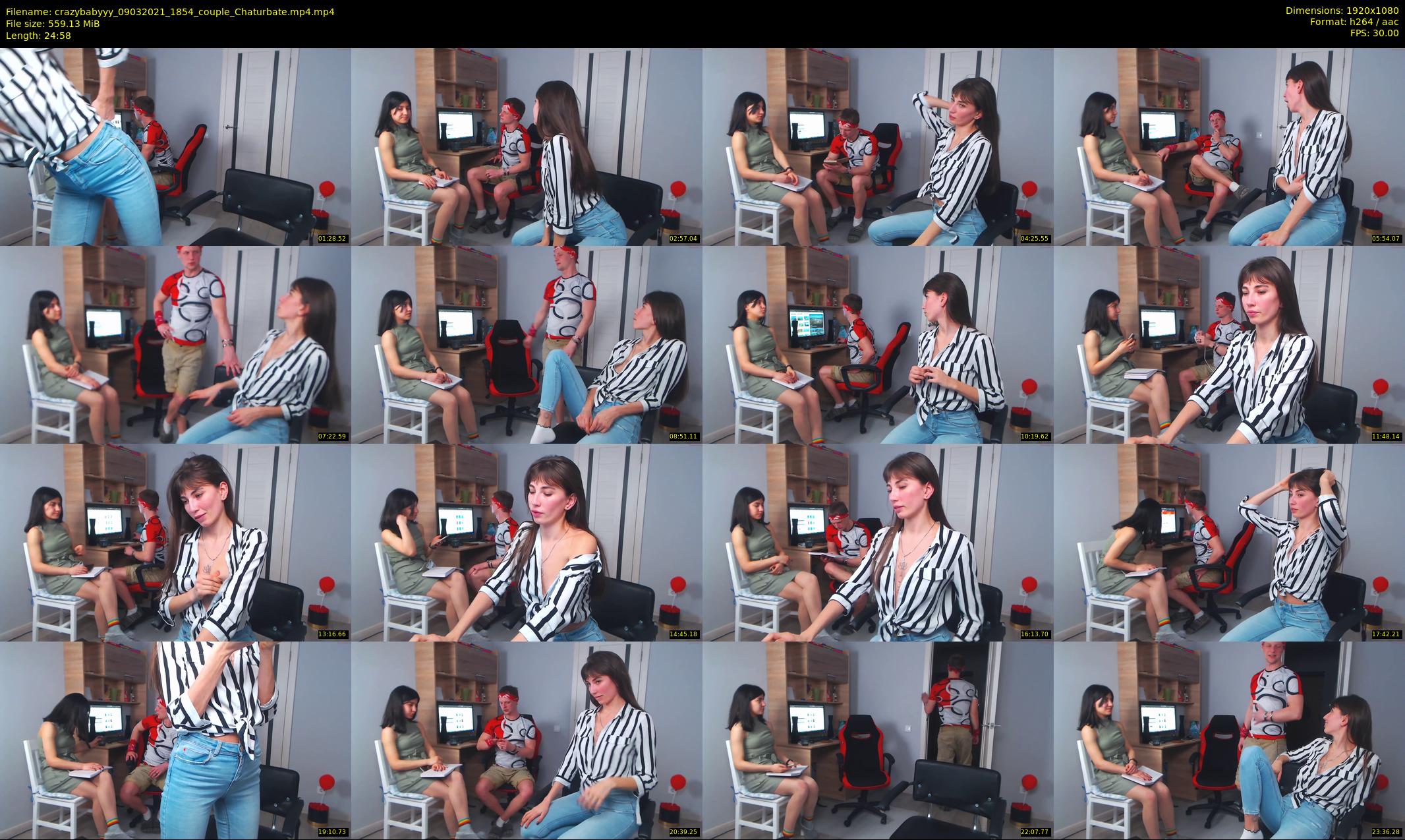 crazybabyyy — 25 minute Chaturbate couple cam show recording, 1080p, Mar 9, 2021