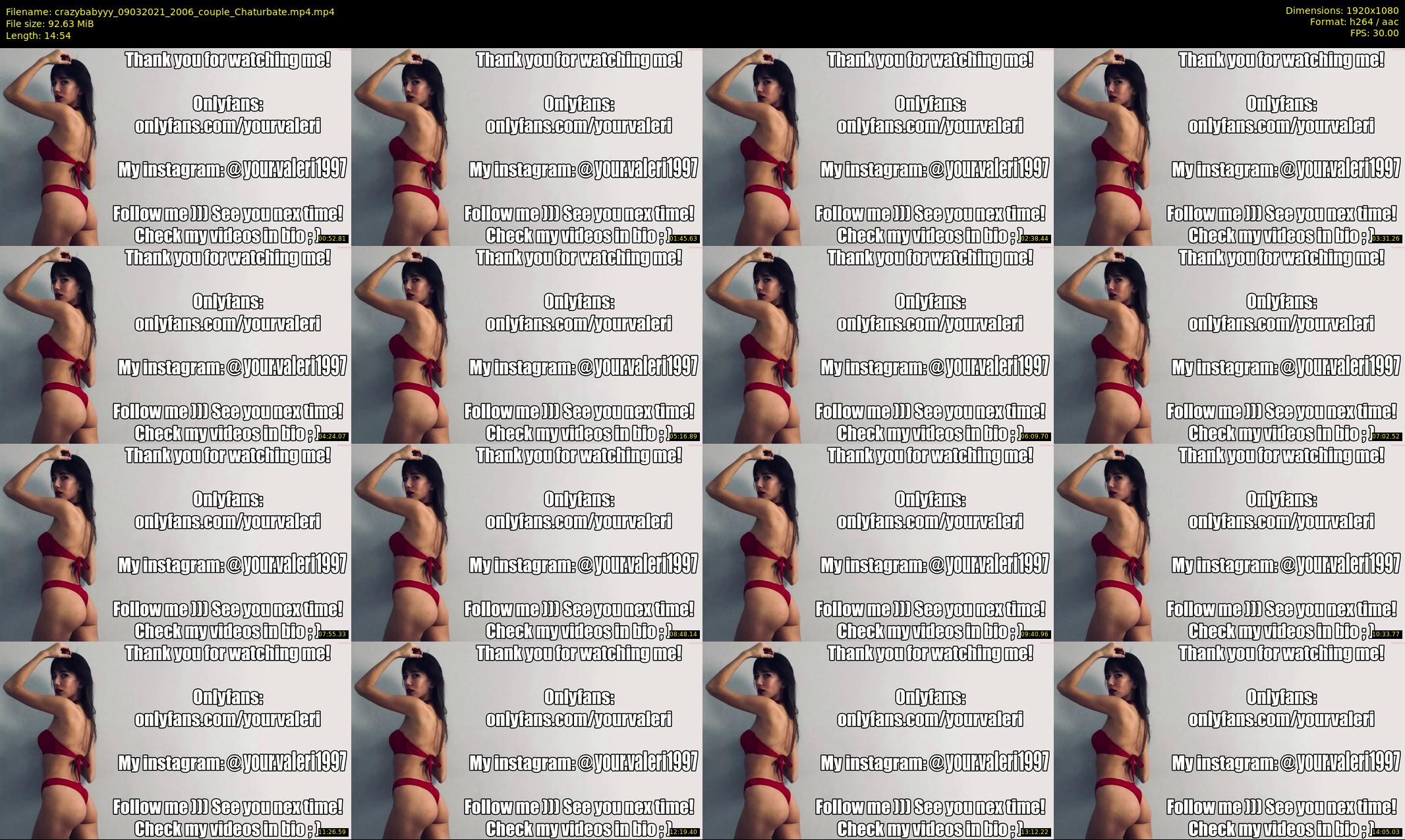 crazybabyyy — 15 minute Chaturbate couple cam show recording, 1080p, Mar 9, 2021