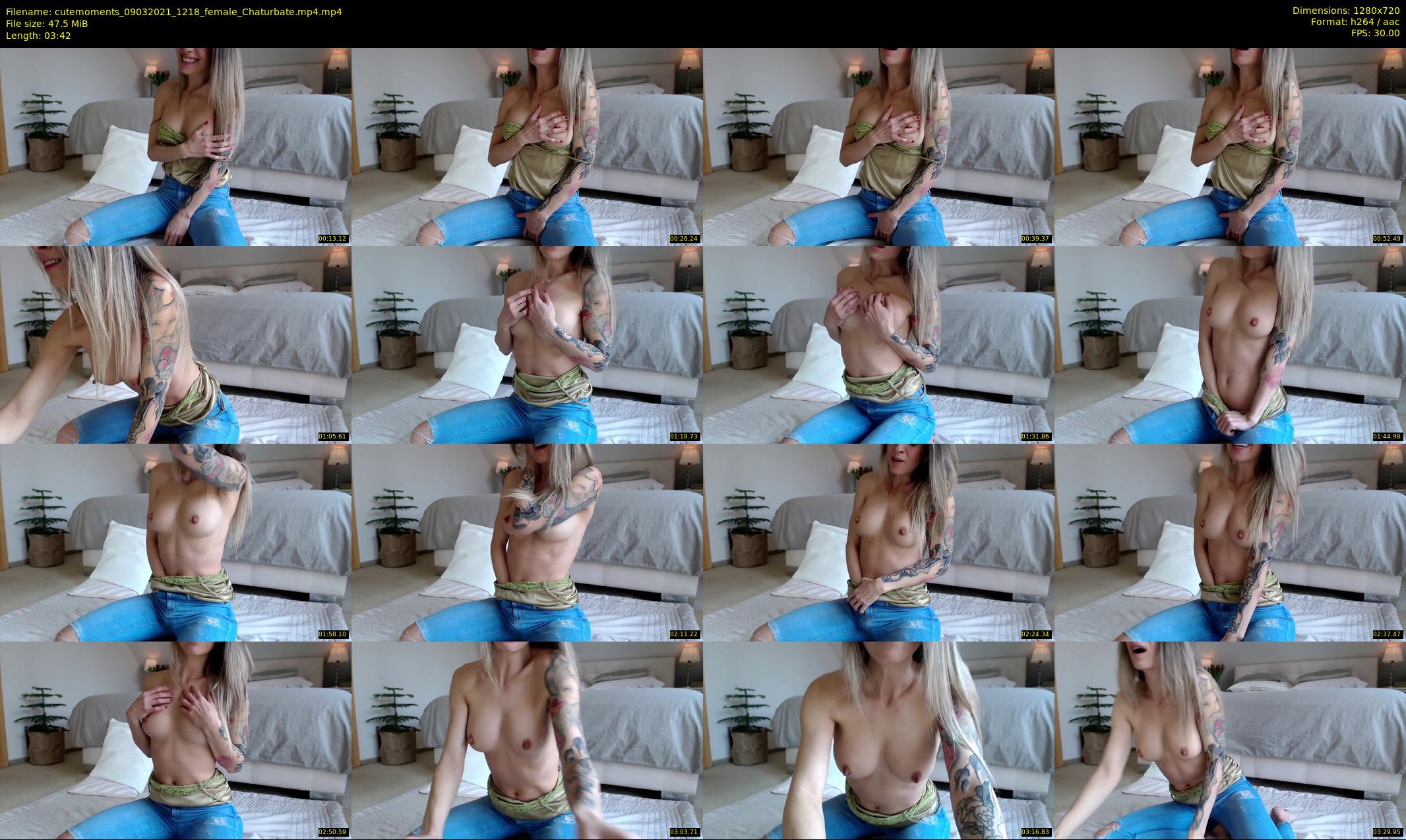cutemoments — 4 minute Chaturbate female cam show recording, 720p, Mar 9, 2021