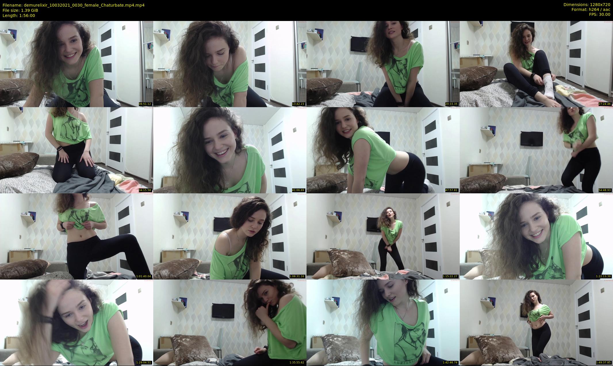 demurelixir — 116 minute Chaturbate female cam show recording, 720p, Mar 10, 2021