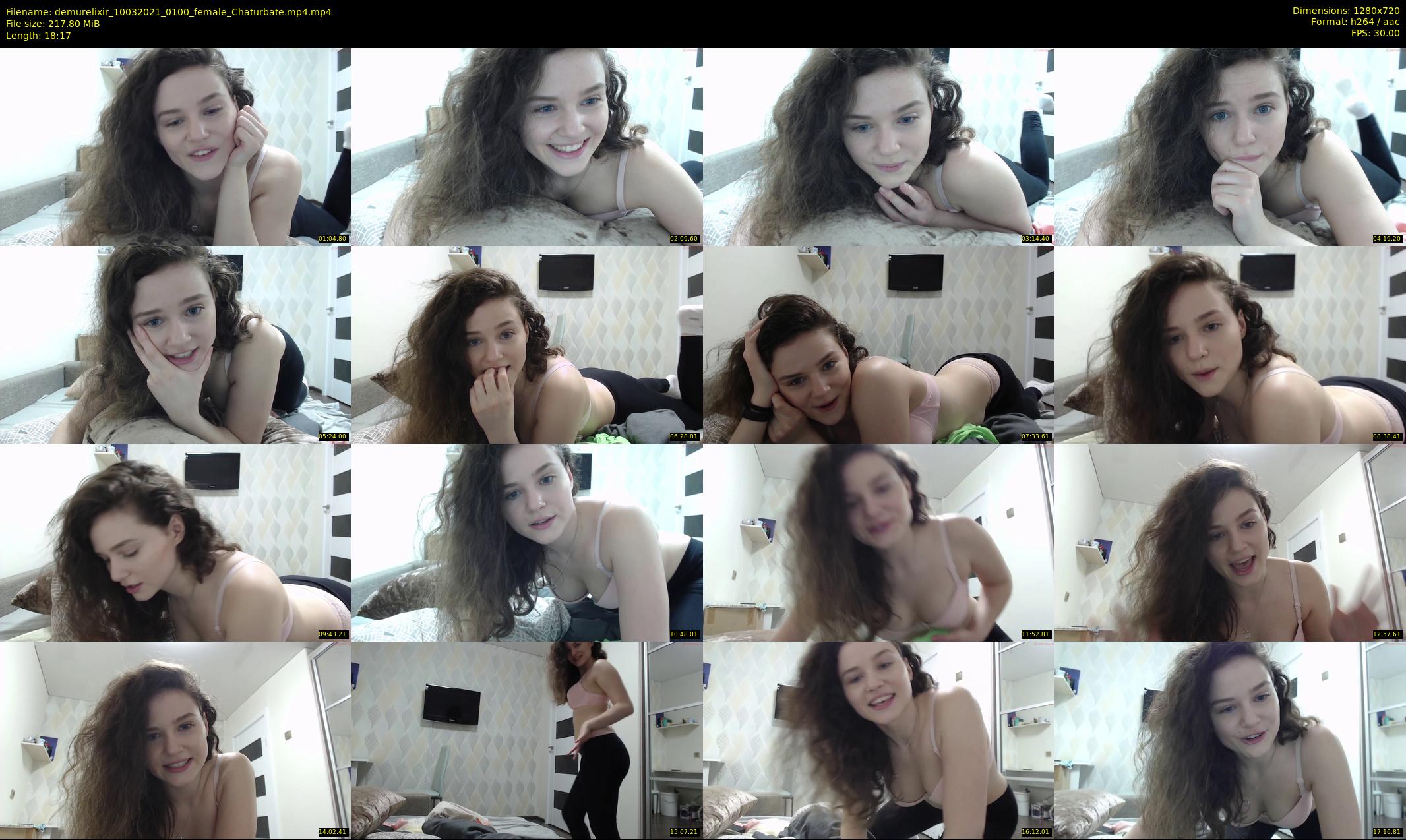 demurelixir — 19 minute Chaturbate female cam show recording, 720p, Mar 10, 2021
