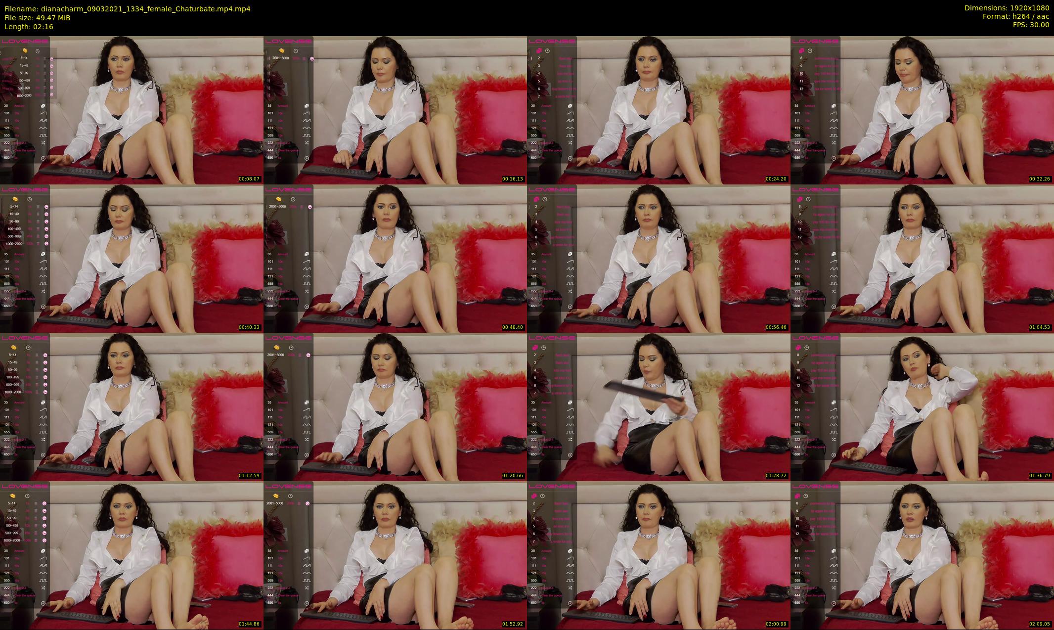 dianacharm — 3 minute Chaturbate female cam show recording, 1080p, Mar 9, 2021