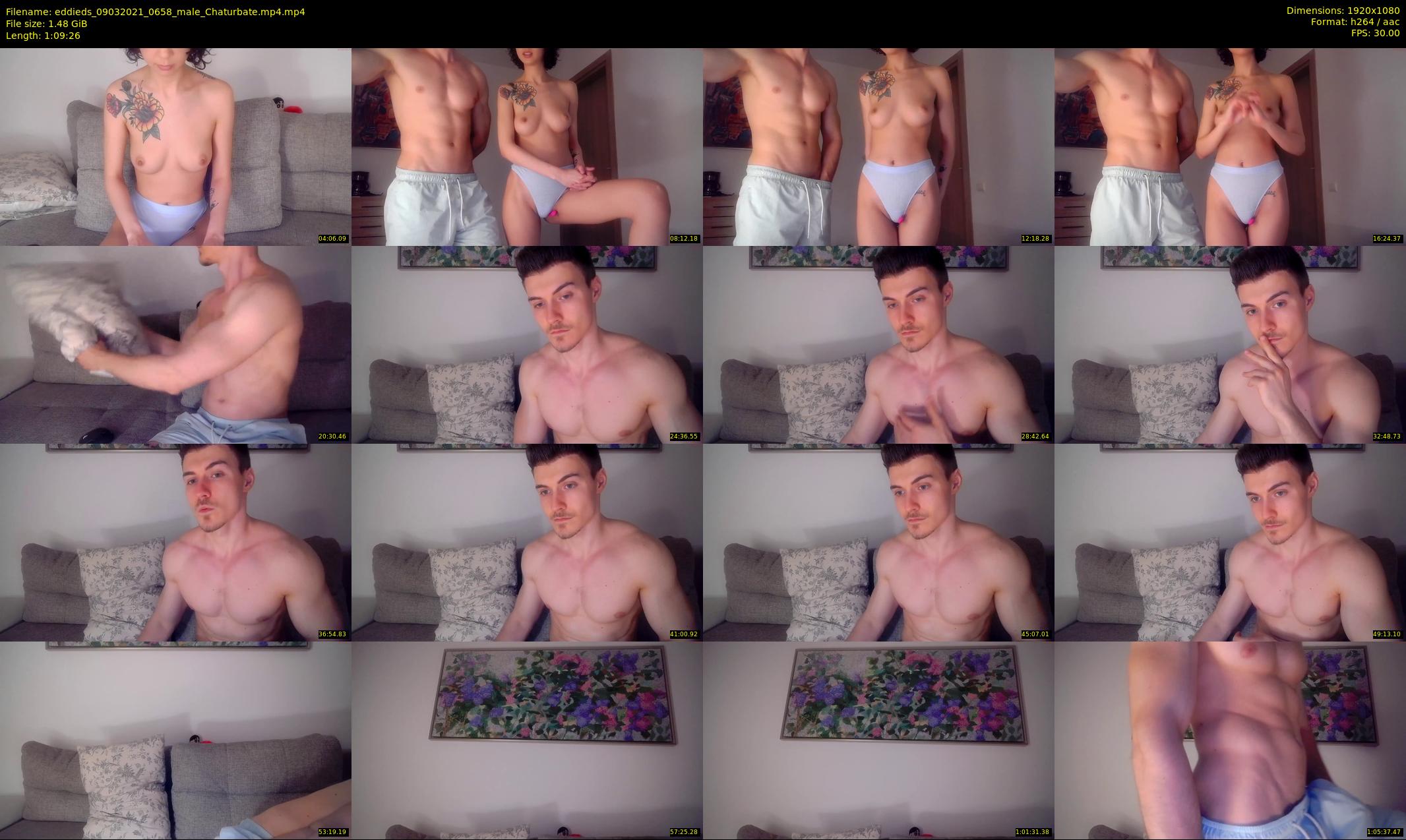 eddieds — 70 minute Chaturbate male cam show recording, 1080p, Mar 9, 2021