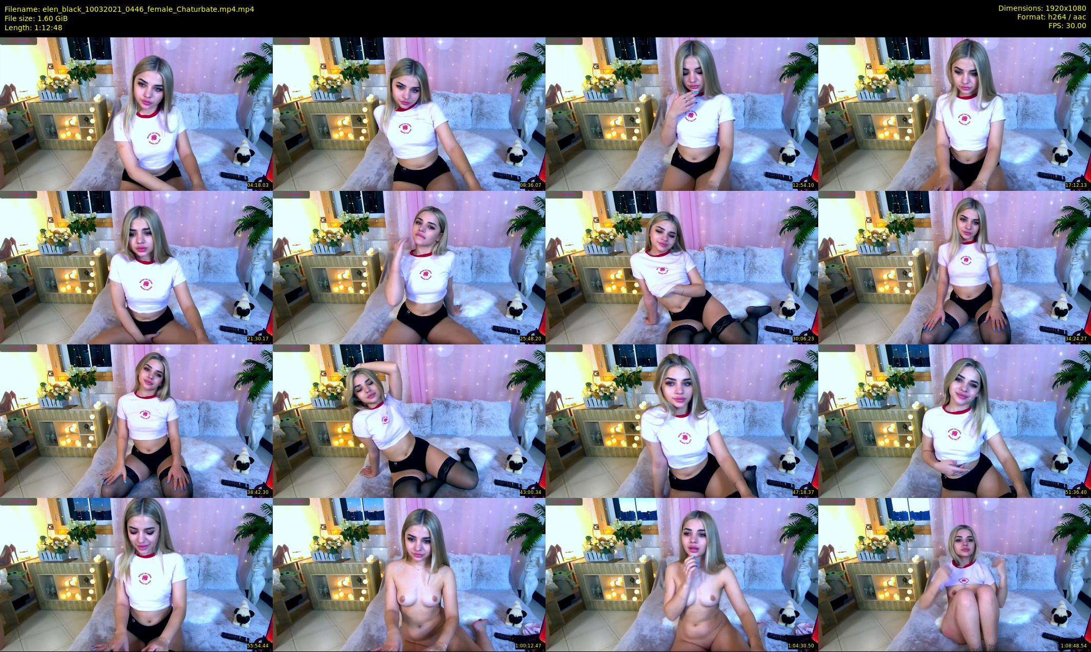 elen_black — 73 minute Chaturbate female cam show recording, 1080p, Mar 10, 2021