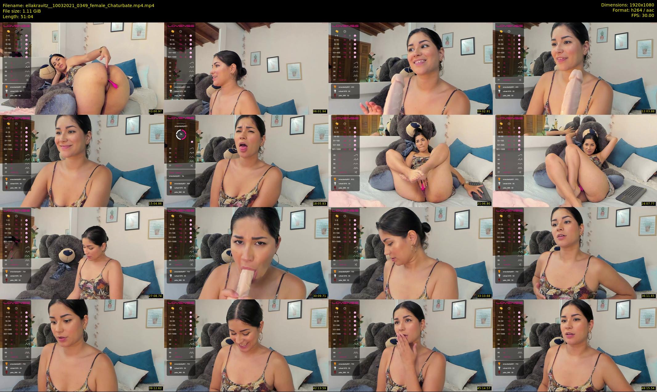 ellakravitz_ — 52 minute Chaturbate female cam show recording, 1080p, Mar 10, 2021