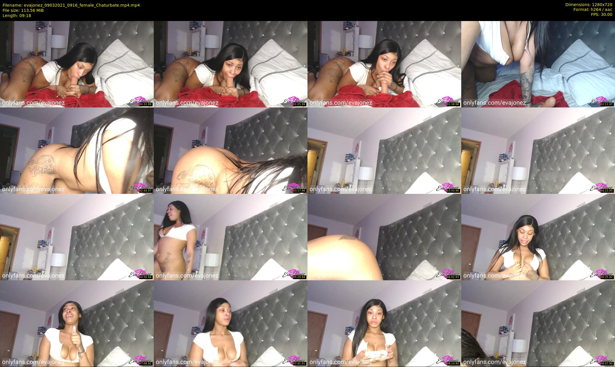 evajonez — 10 minute Chaturbate female cam show recording, 720p, Mar 9, 2021