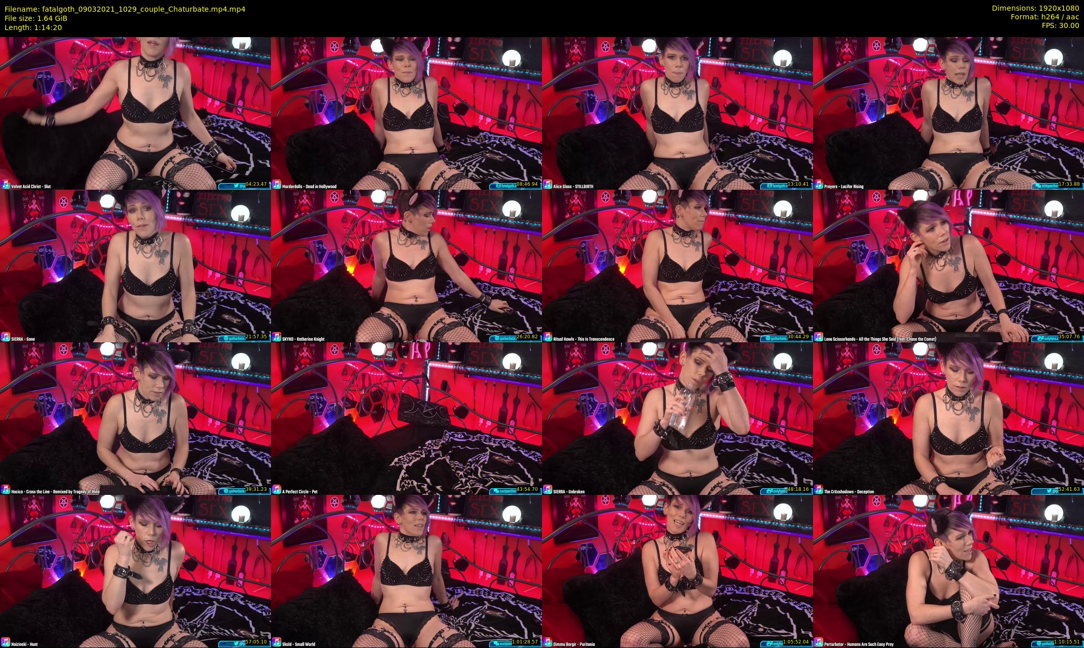 fatalgoth — 75 minute Chaturbate couple cam show recording, 1080p, Mar 9, 2021