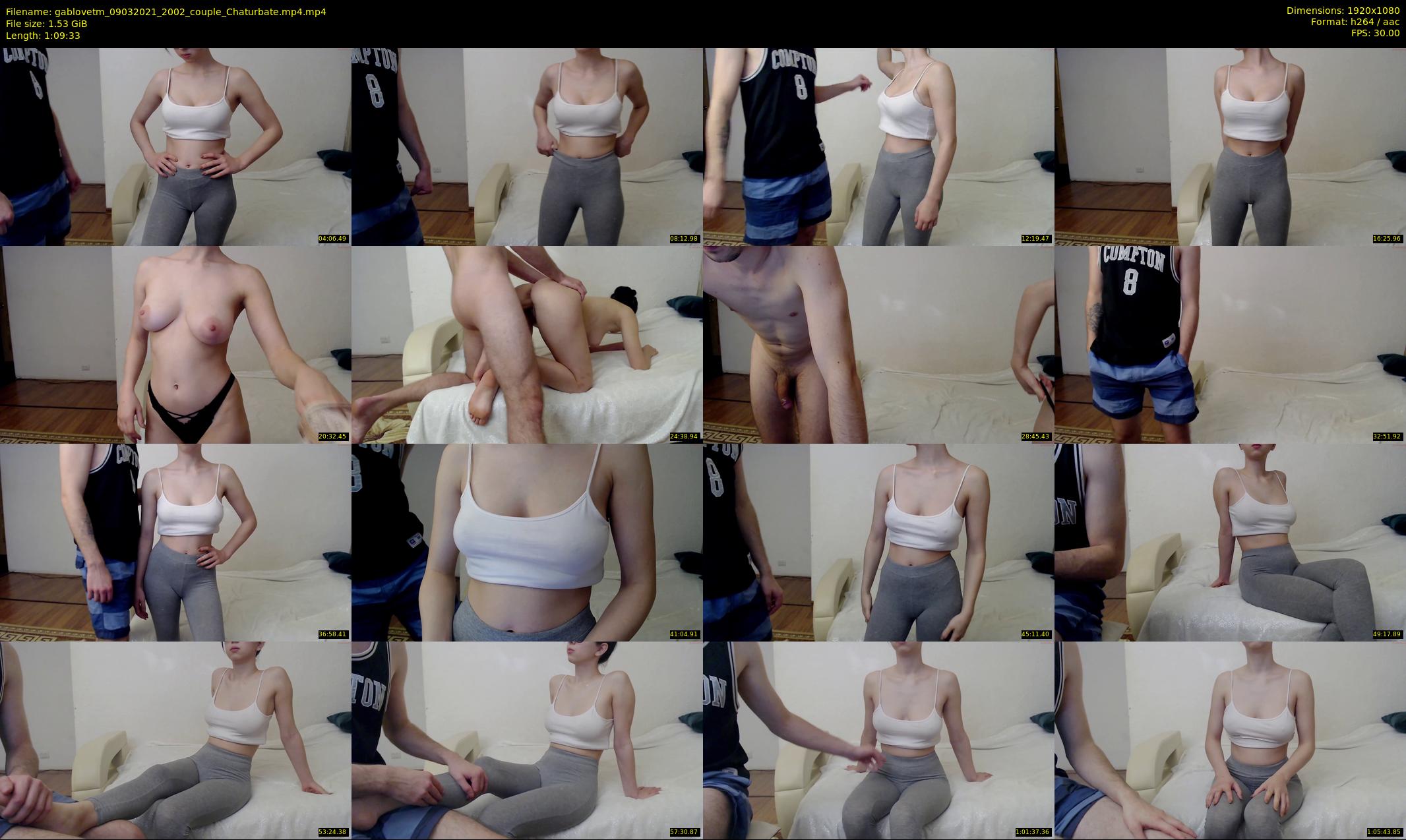 gablovetm — 70 minute Chaturbate couple cam show recording, 1080p, Mar 9, 2021