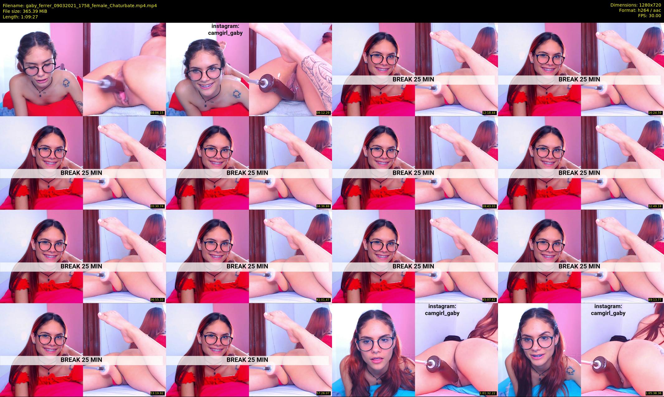 gaby_ferrer — 70 minute Chaturbate female cam show recording, 720p, Mar 9, 2021