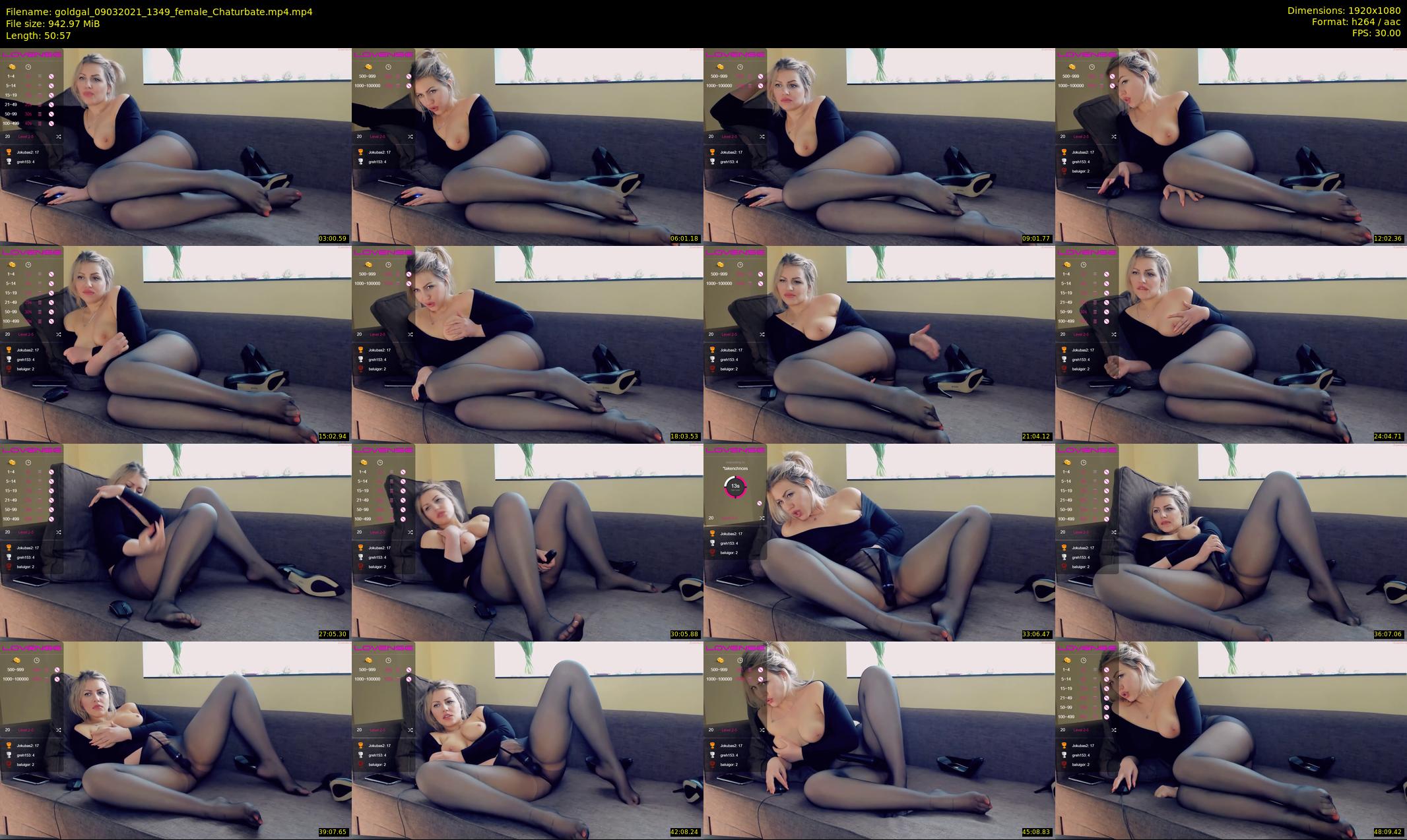 goldgal — 51 minute Chaturbate female cam show recording, 1080p, Mar 9, 2021
