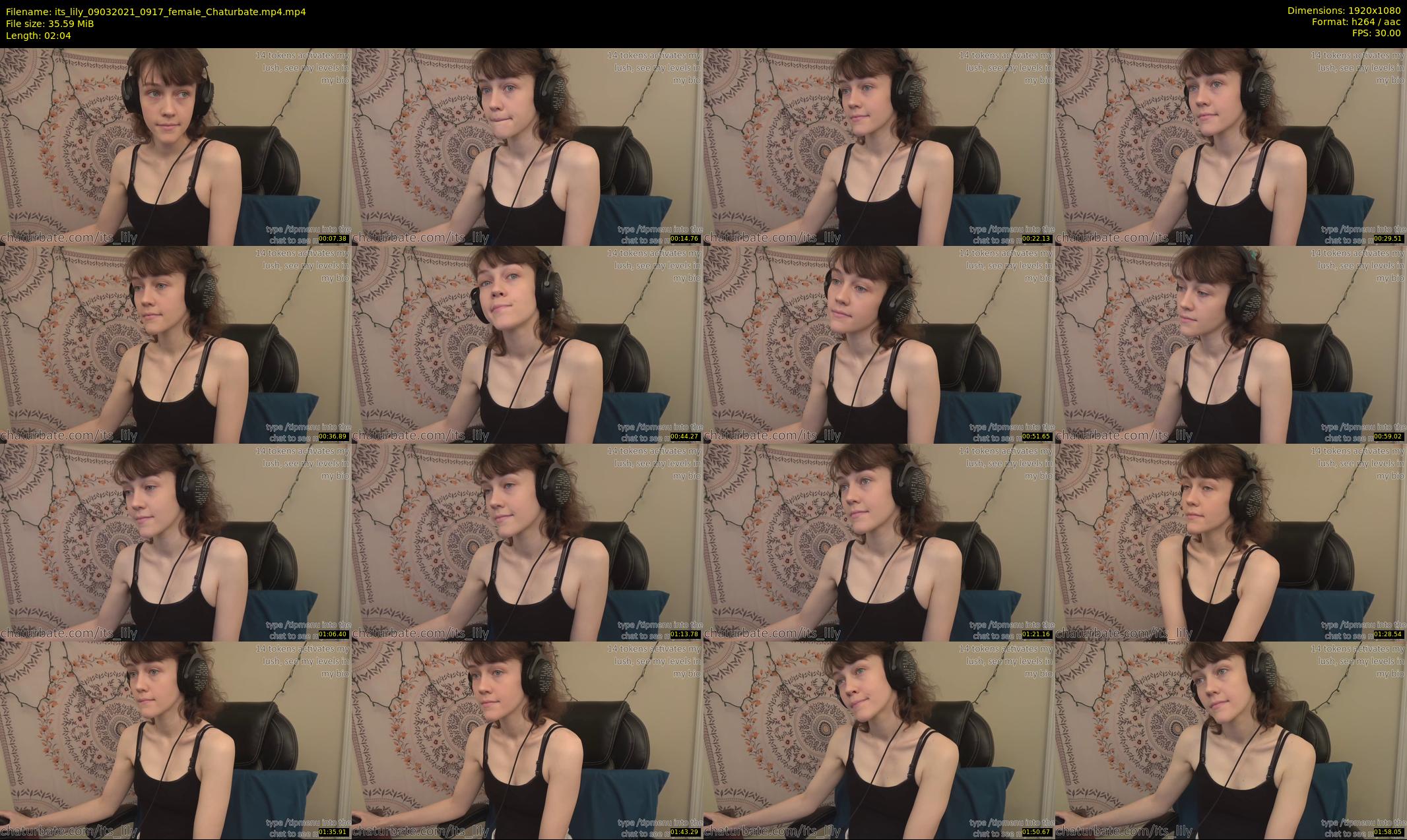 its_lily — 3 minute Chaturbate female cam show recording, 1080p, Mar 9, 2021