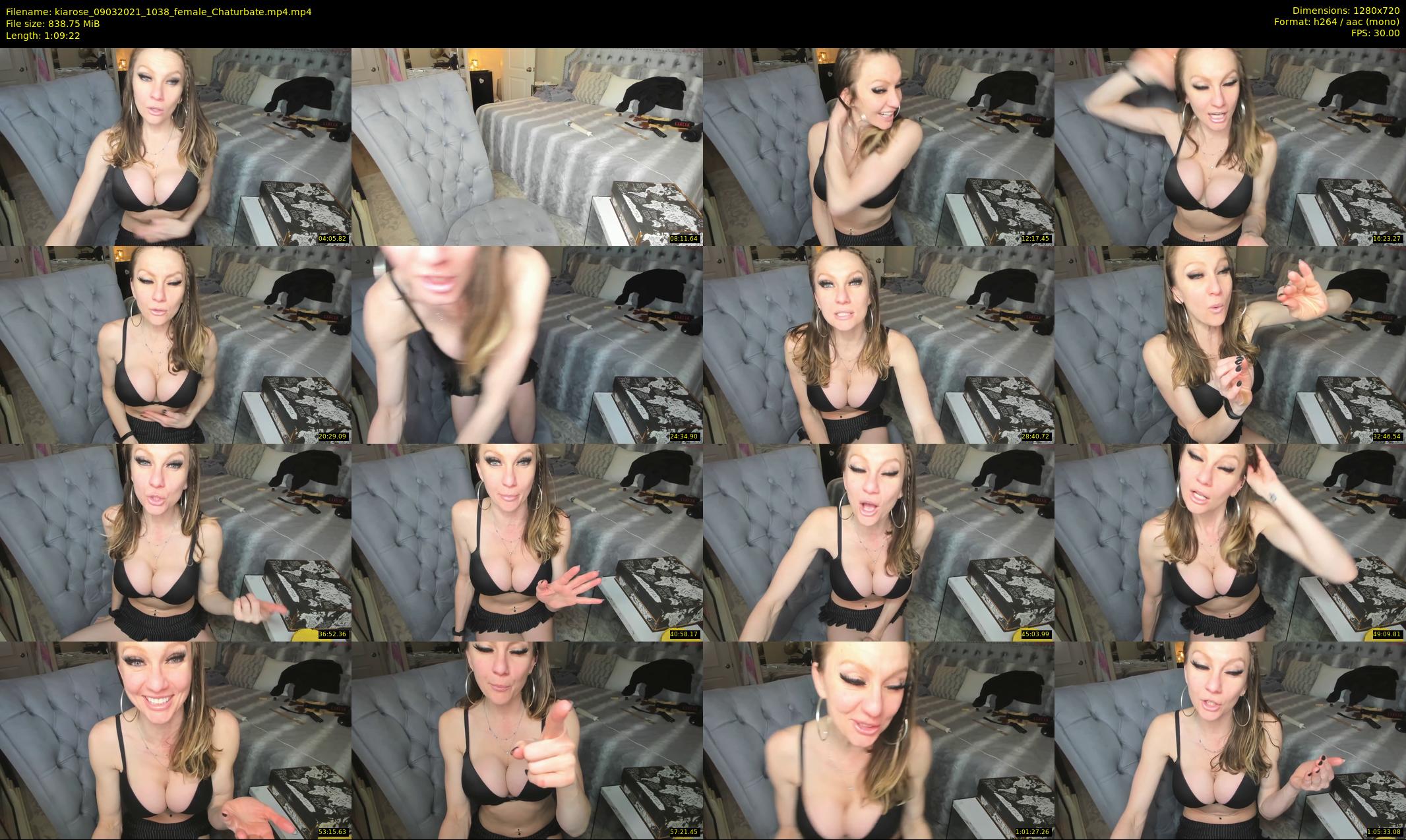 kiarose — 70 minute Chaturbate female cam show recording, 720p, Mar 9, 2021