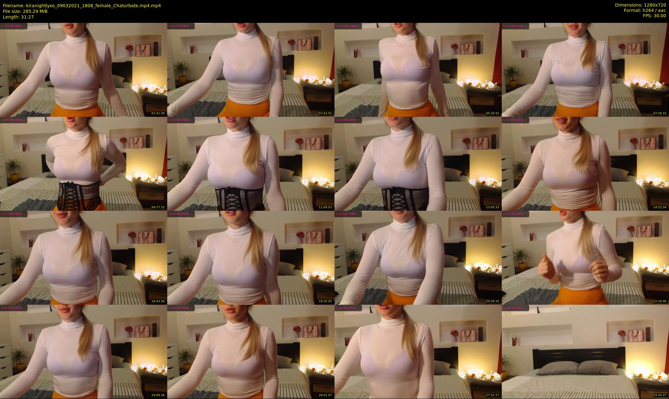 kiranightlyxo — 32 minute Chaturbate female cam show recording, 720p, Mar 9, 2021