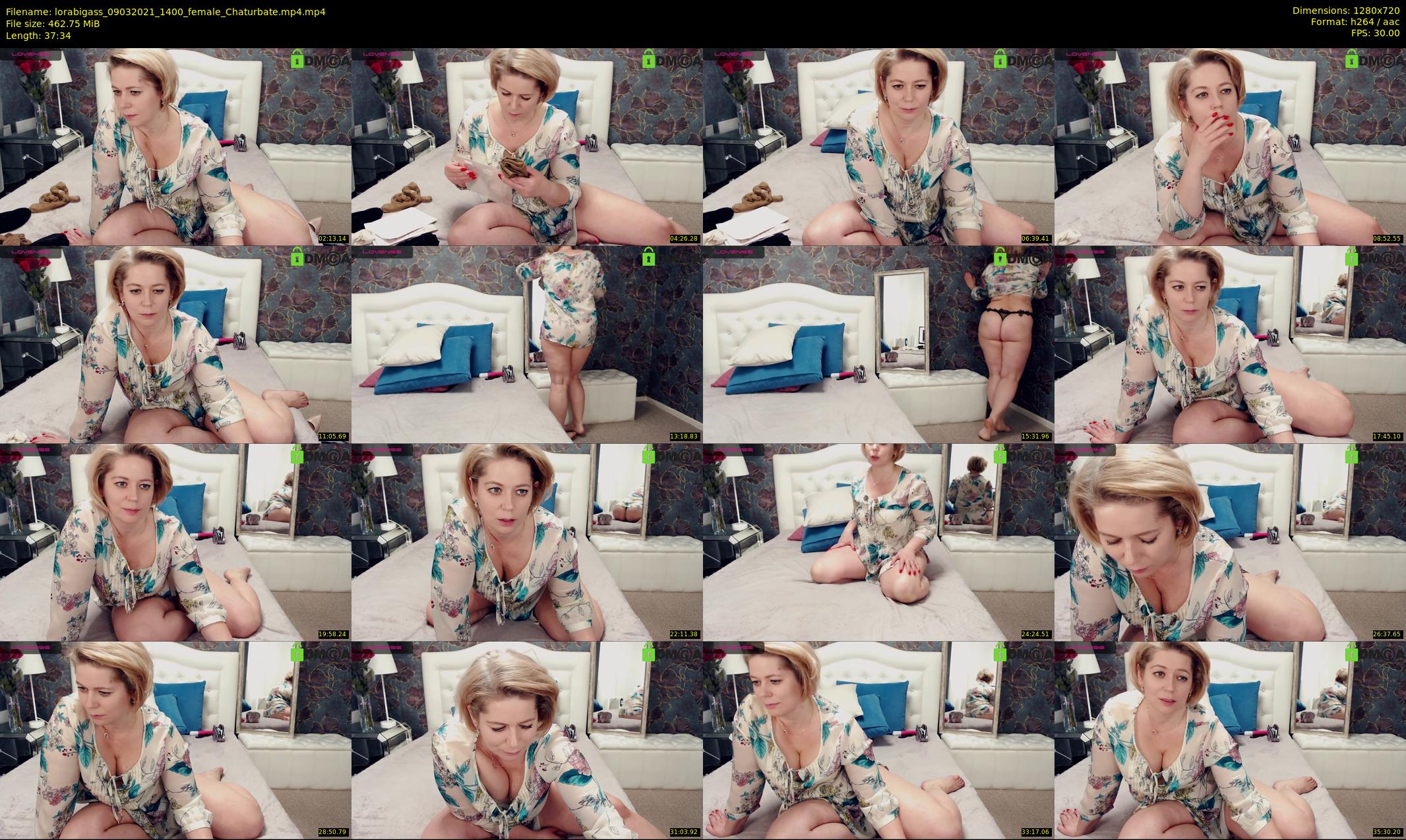lorabigass — 38 minute Chaturbate female cam show recording, 720p, Mar 9, 2021