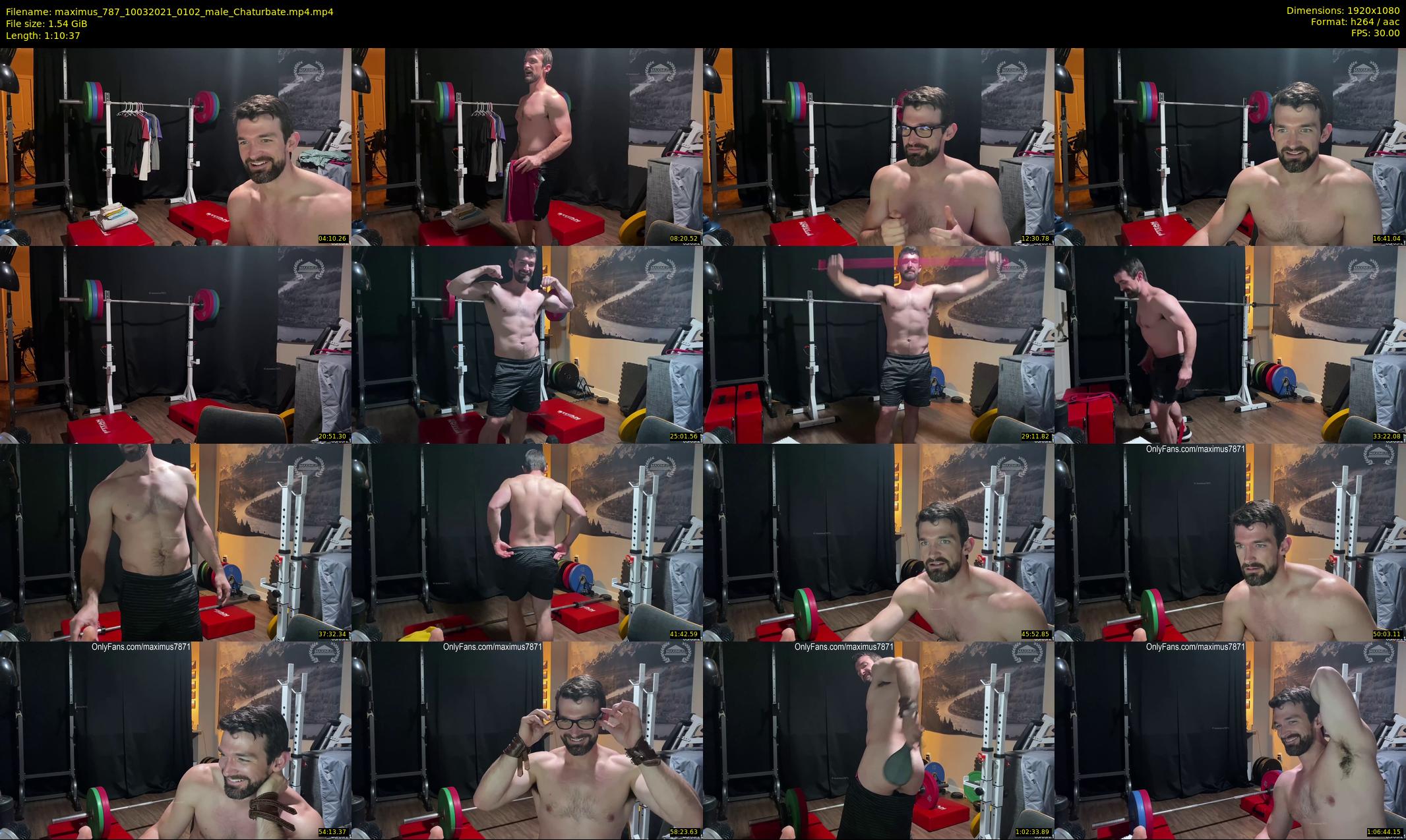 maximus_787 — 71 minute Chaturbate male cam show recording, 1080p, Mar 10, 2021