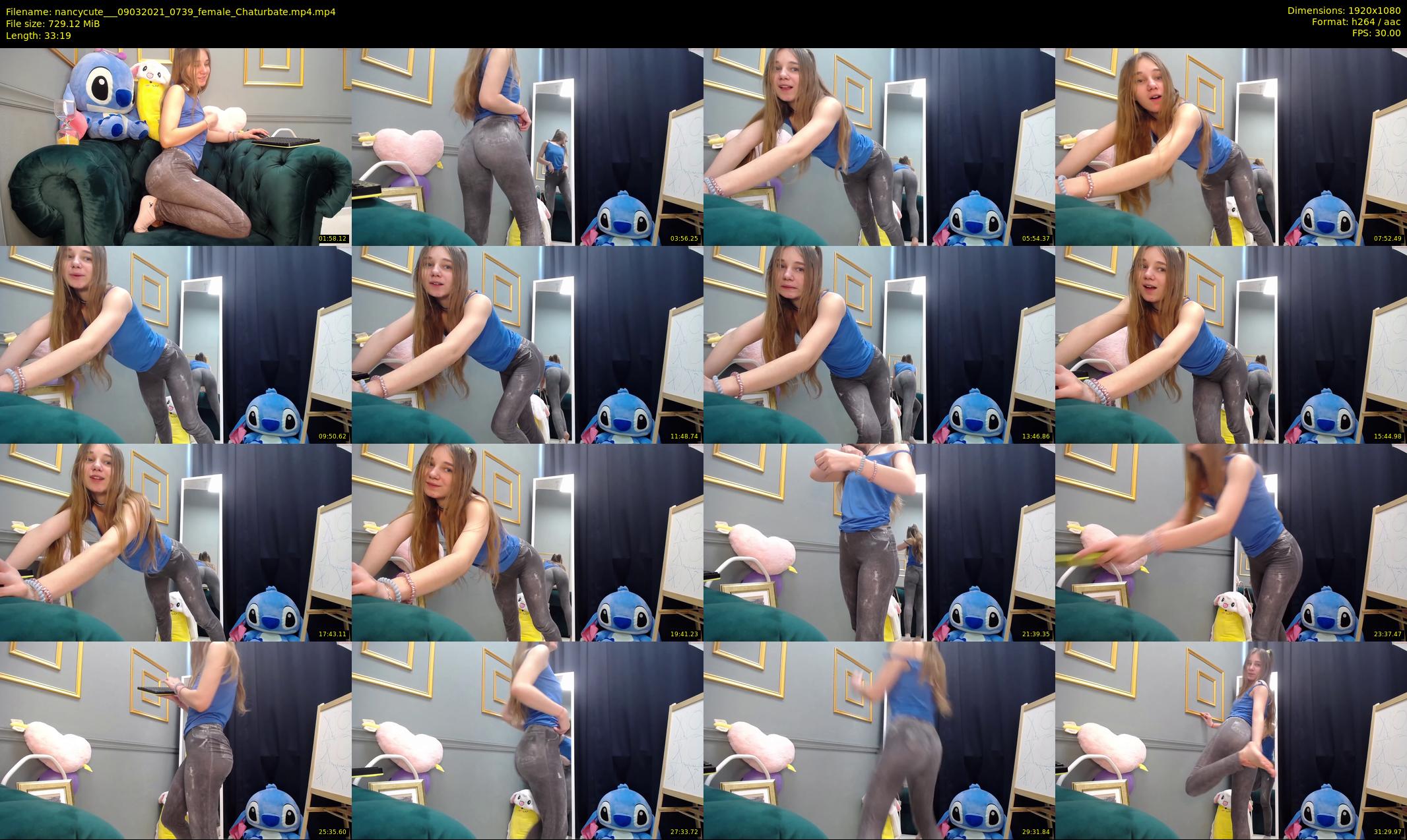 nancycute__ — 34 minute Chaturbate female cam show recording, 1080p, Mar 9, 2021